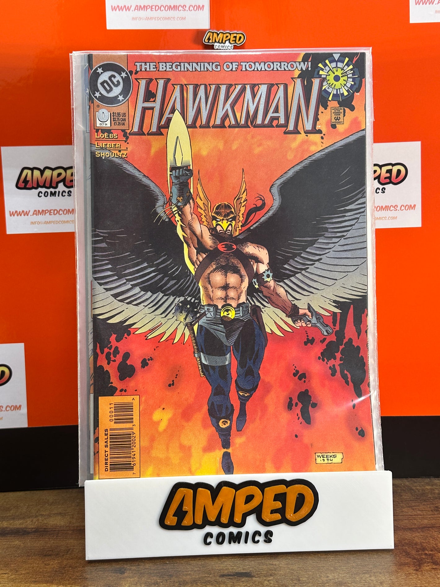 Hawkman 0 DC Comics October 1994 The Beginning of Tomorrow
