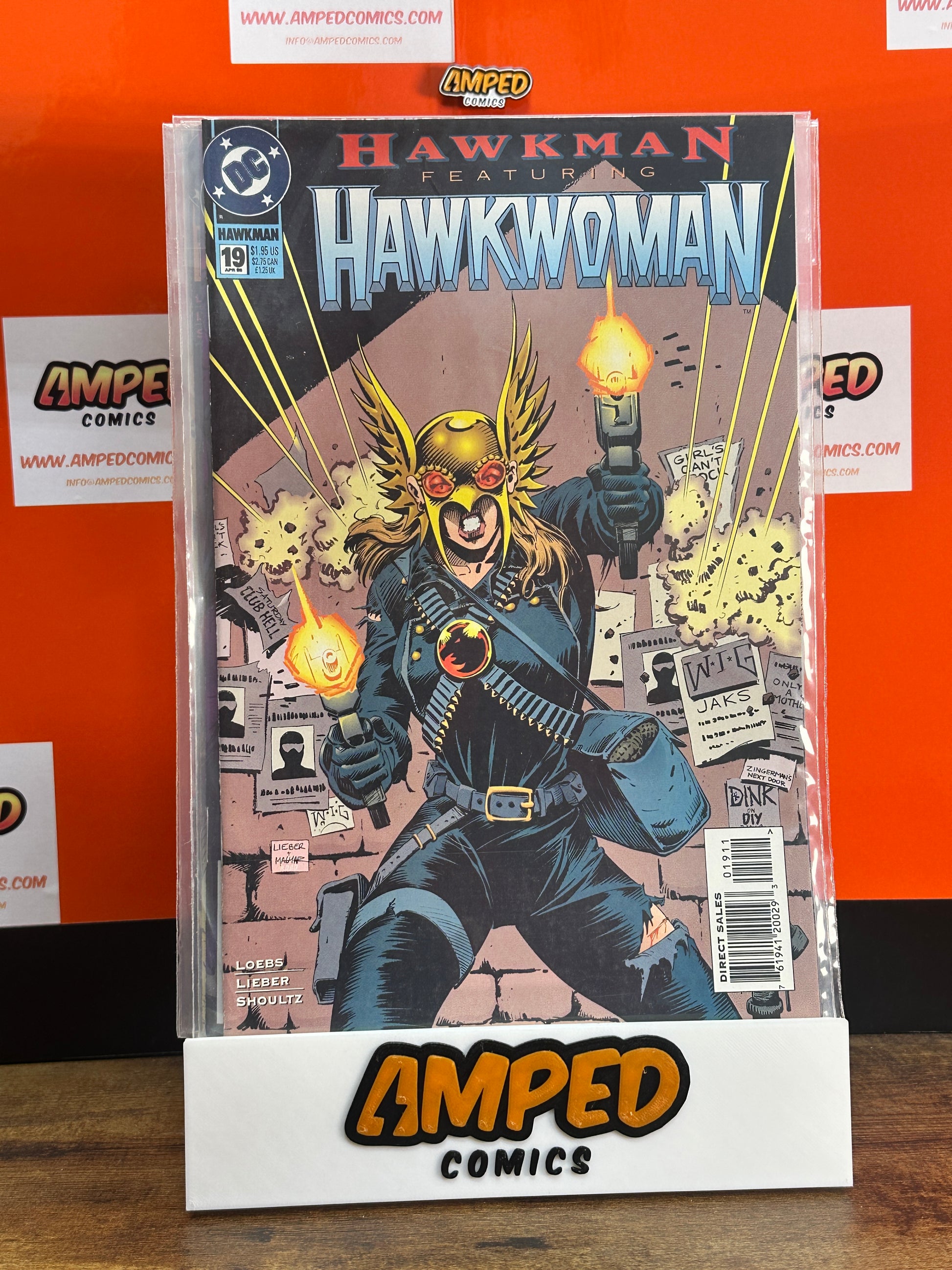 Hawkman 19 Featuring Hawkwoman DC Comics 1994