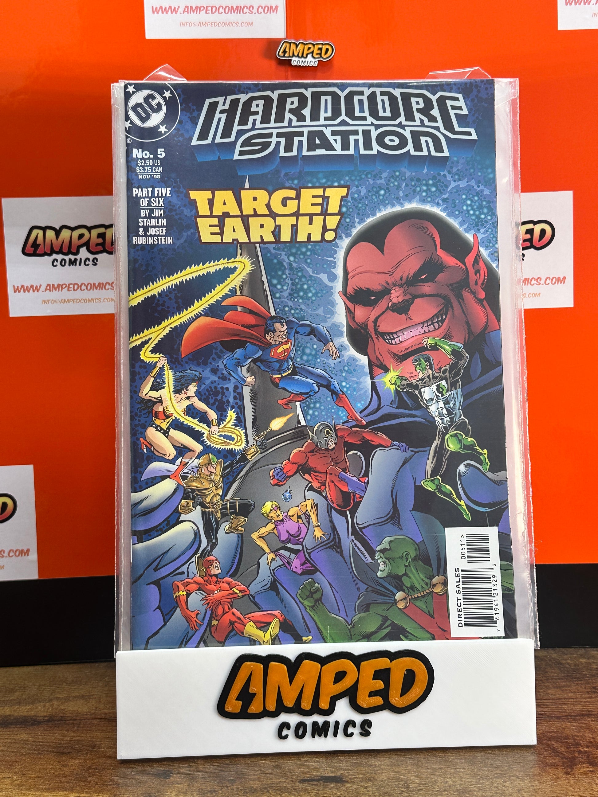 Hardcore Station 5 DC Comics 1998 Target Earth Part Five of Six