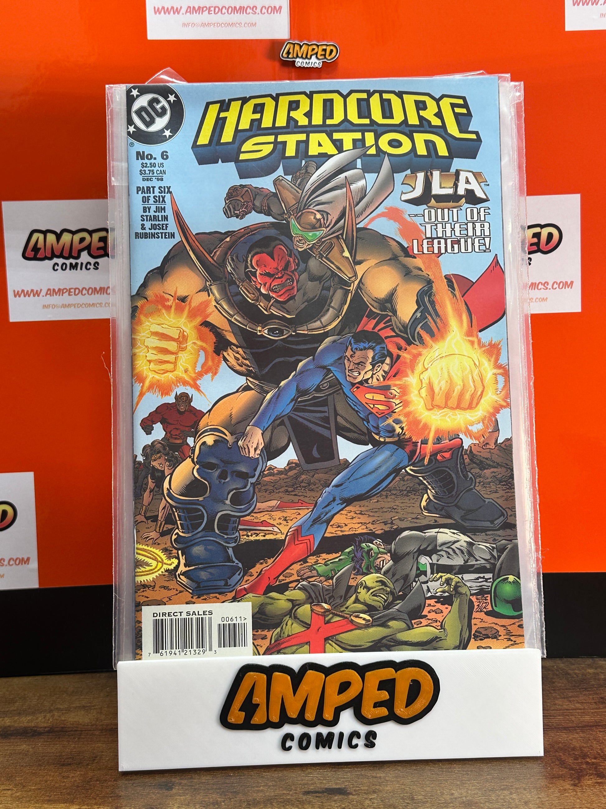 Hardcore Station 6 DC Comics 1998 JLA Appearance by Jim Starlin