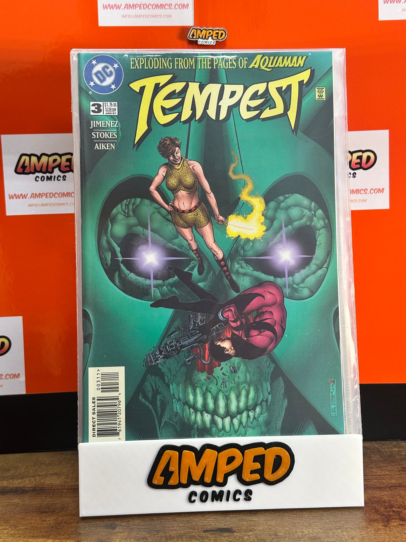 Tempest 3 DC Comics 1996 Aquaman Spin-Off Jimenez Stokes Aiken