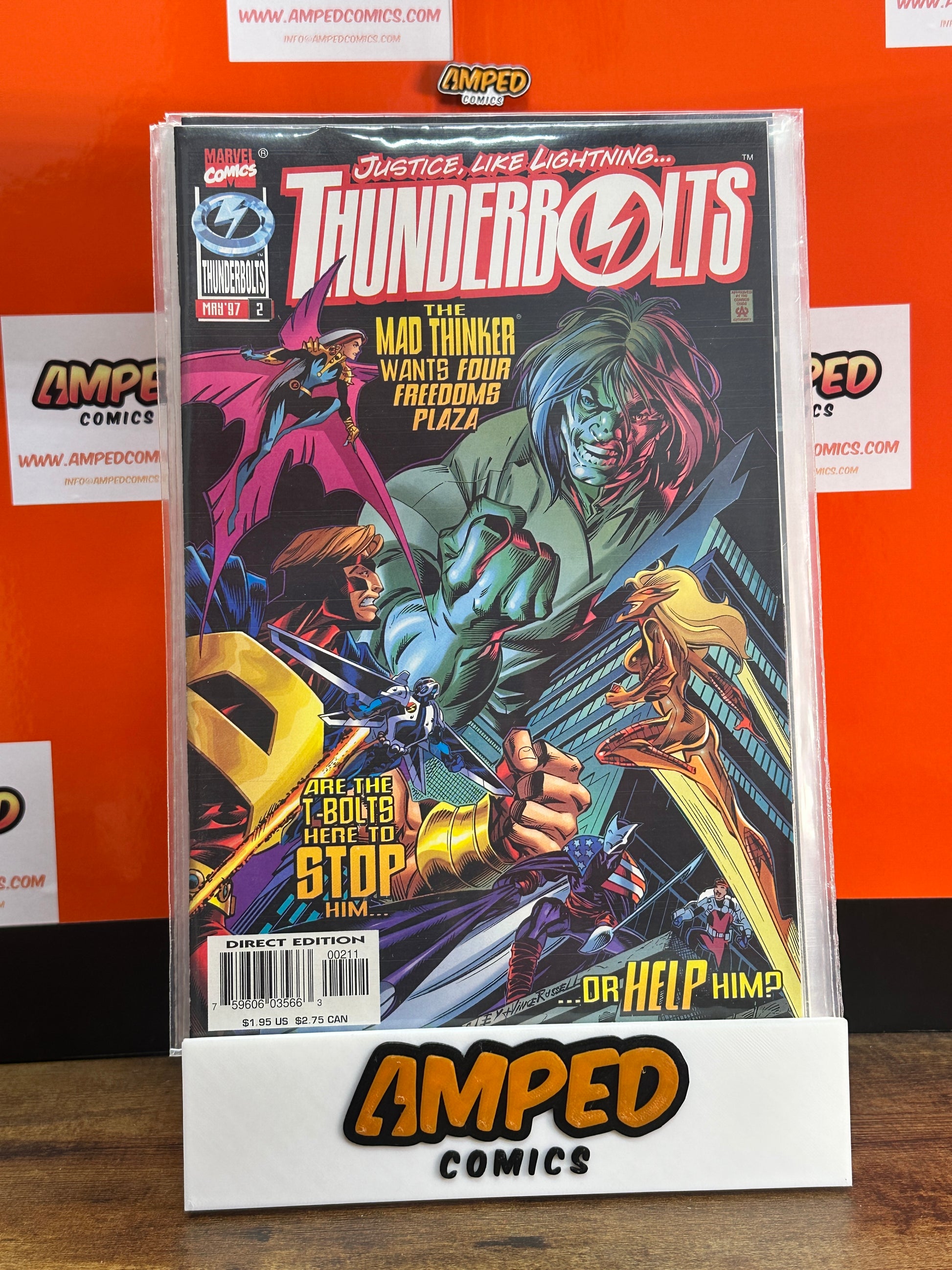 Thunderbolts 2 (May 1997) Marvel Comics - Mad Thinker Appearance