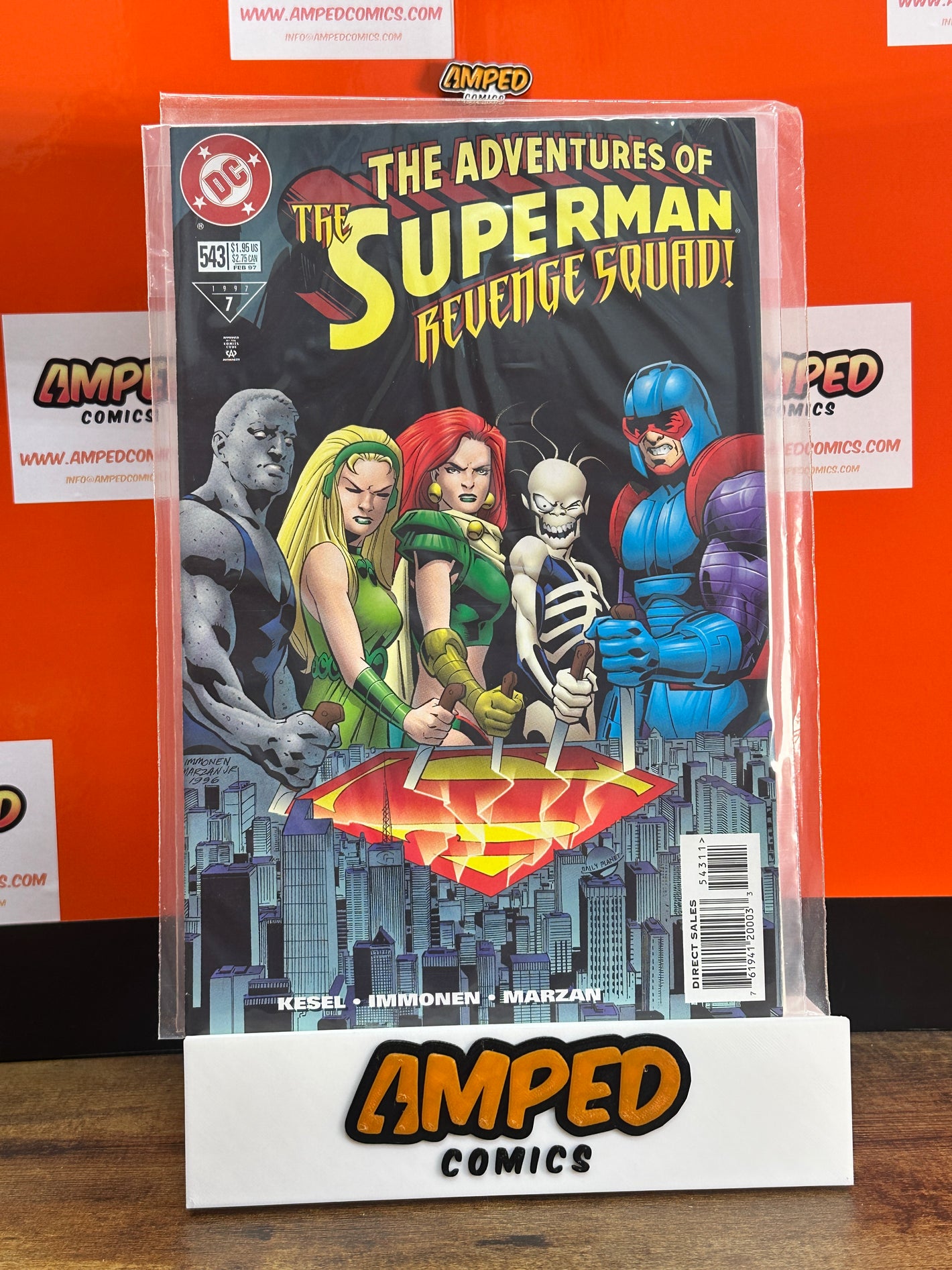The Adventures of Superman 543 DC Comics Revenge Squad 1997