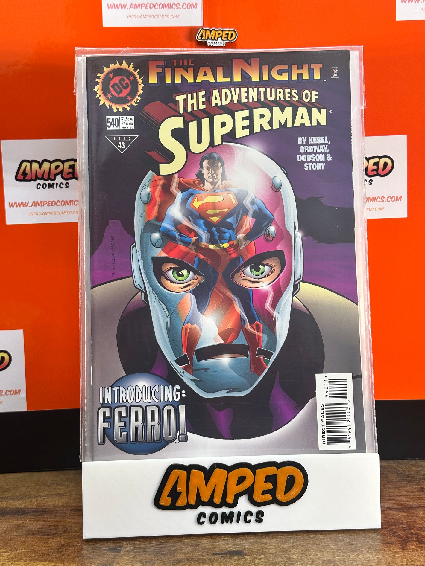 The Adventures of Superman 540 DC Comics 1996 Final Night Ferro