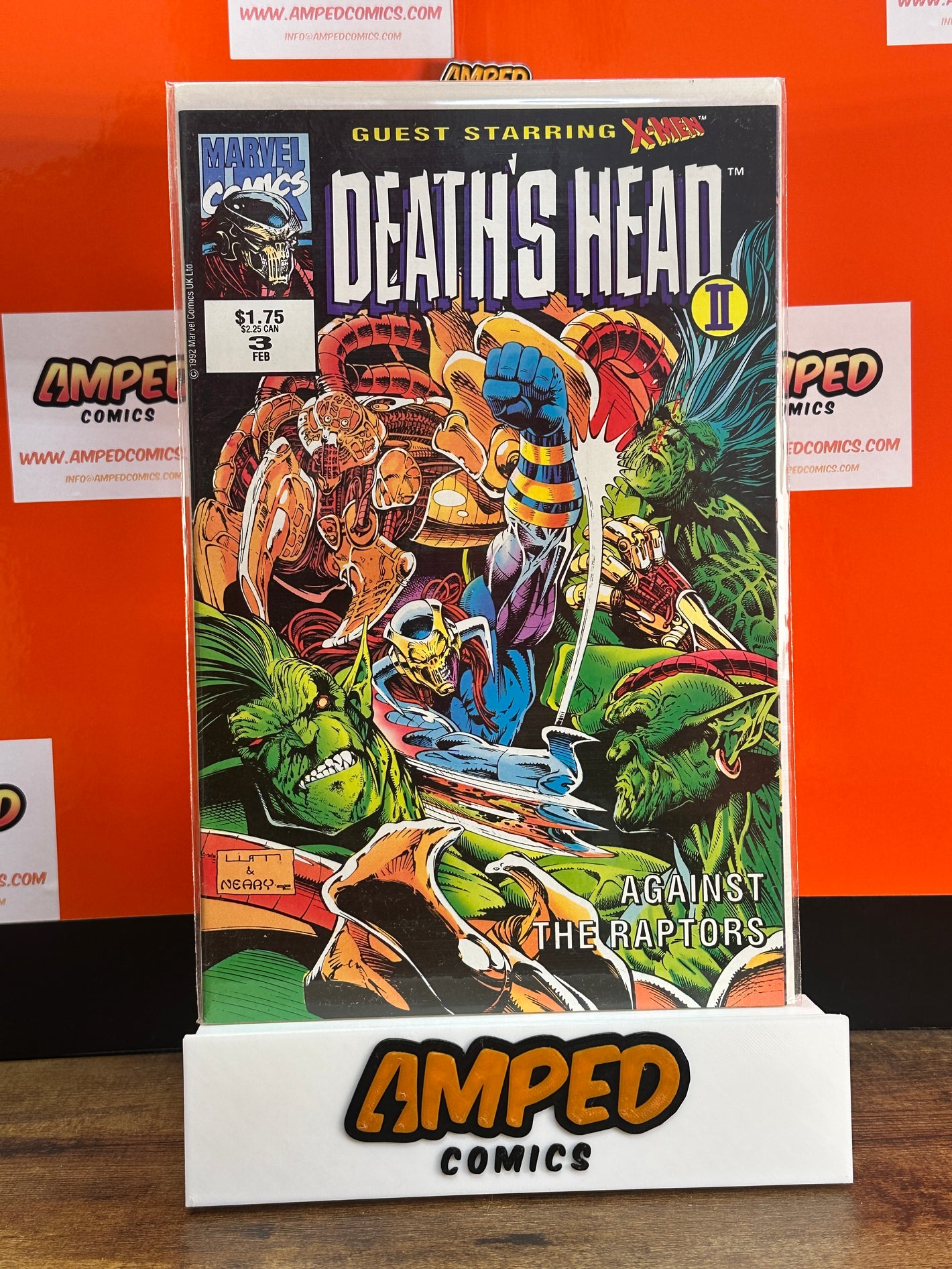 Deaths Head II 3 Marvel Comics Feb 1993 Guest Starring X-Men