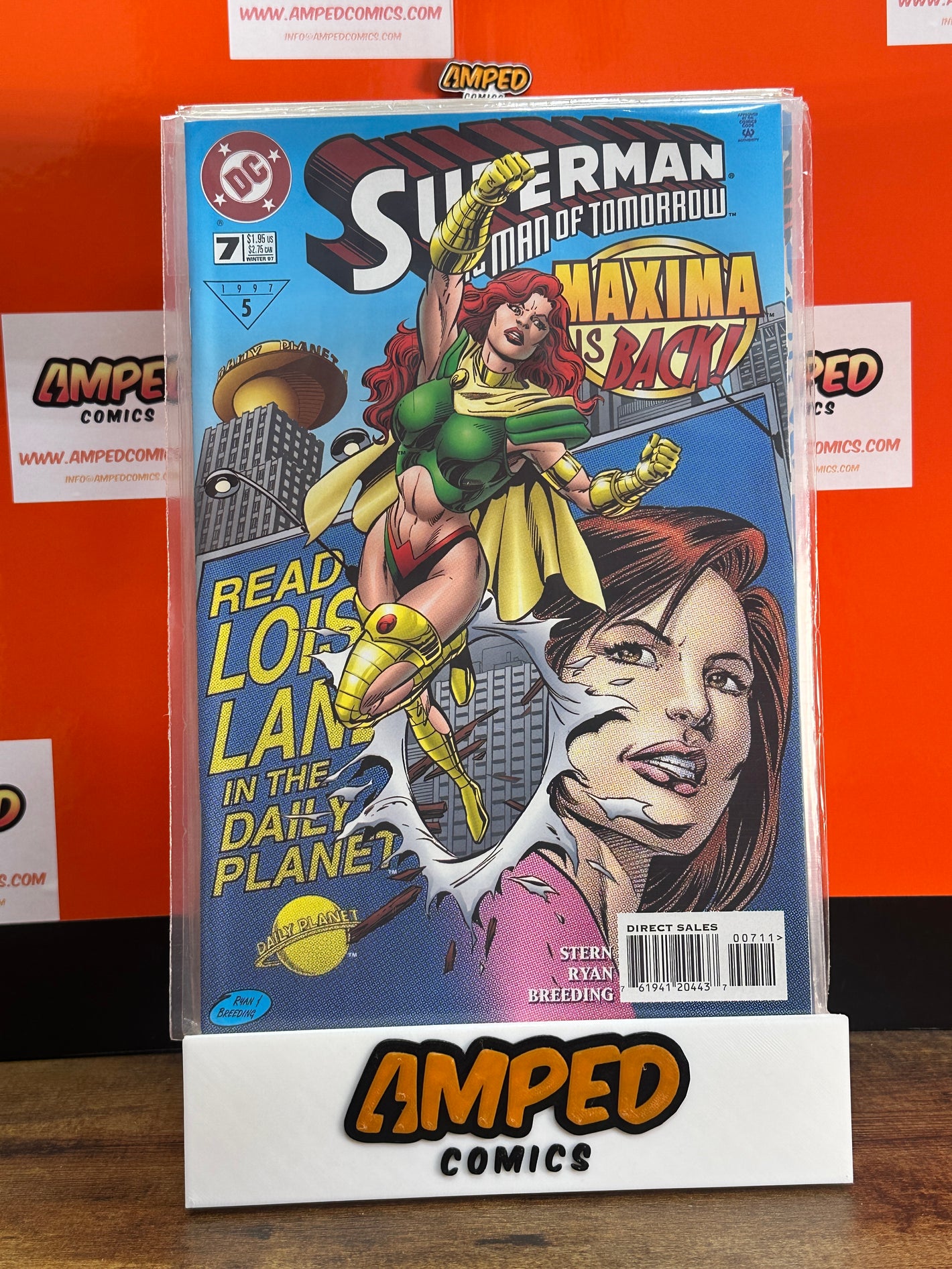 Superman Man of Tomorrow 7 (1997) DC Comics - Maxima Returns