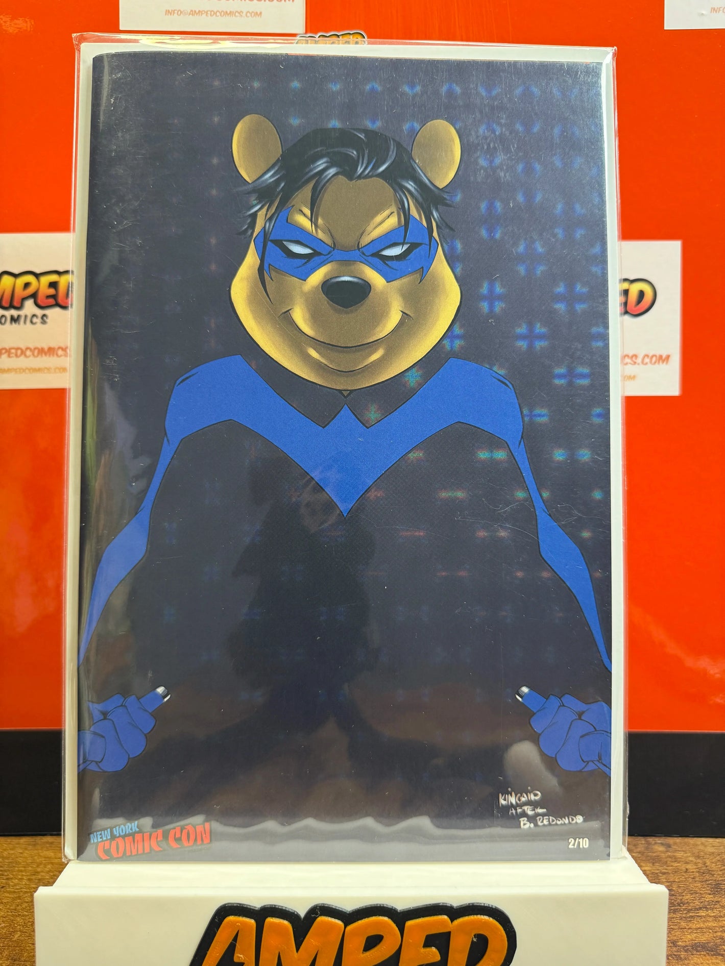 Nightwing Homage Do you Pooh? NYCC Kincaid Variant Rare Variant 2/10