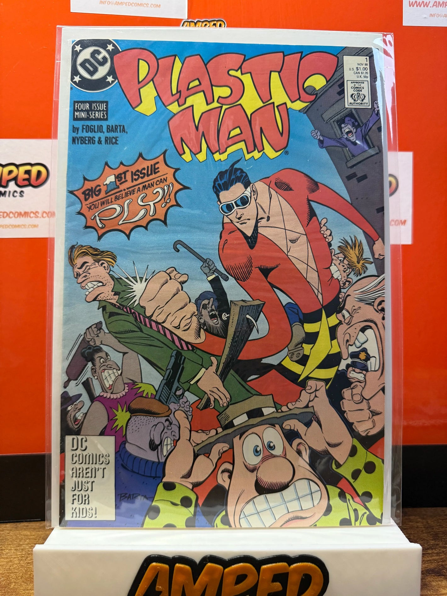 Plastic Man 1 (1988) DC Comics Mini-Series by Foglio Barta