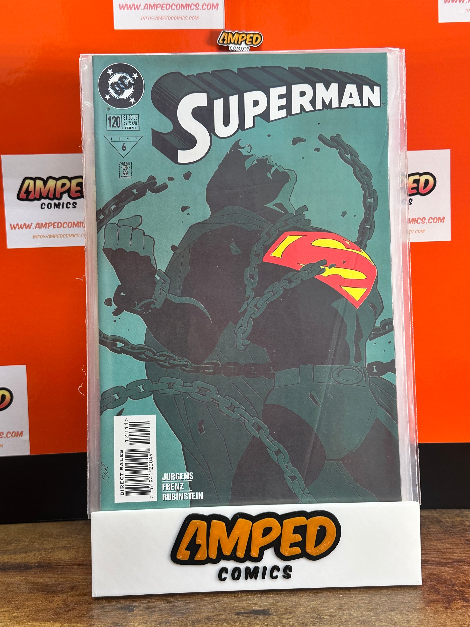 Superman 120 DC Comics Feb 1997 Jurgens Frenz Rubinstein