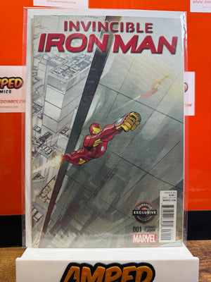 Invincible Iron Man 1 Variant Edition GameStop Exclusive Marvel