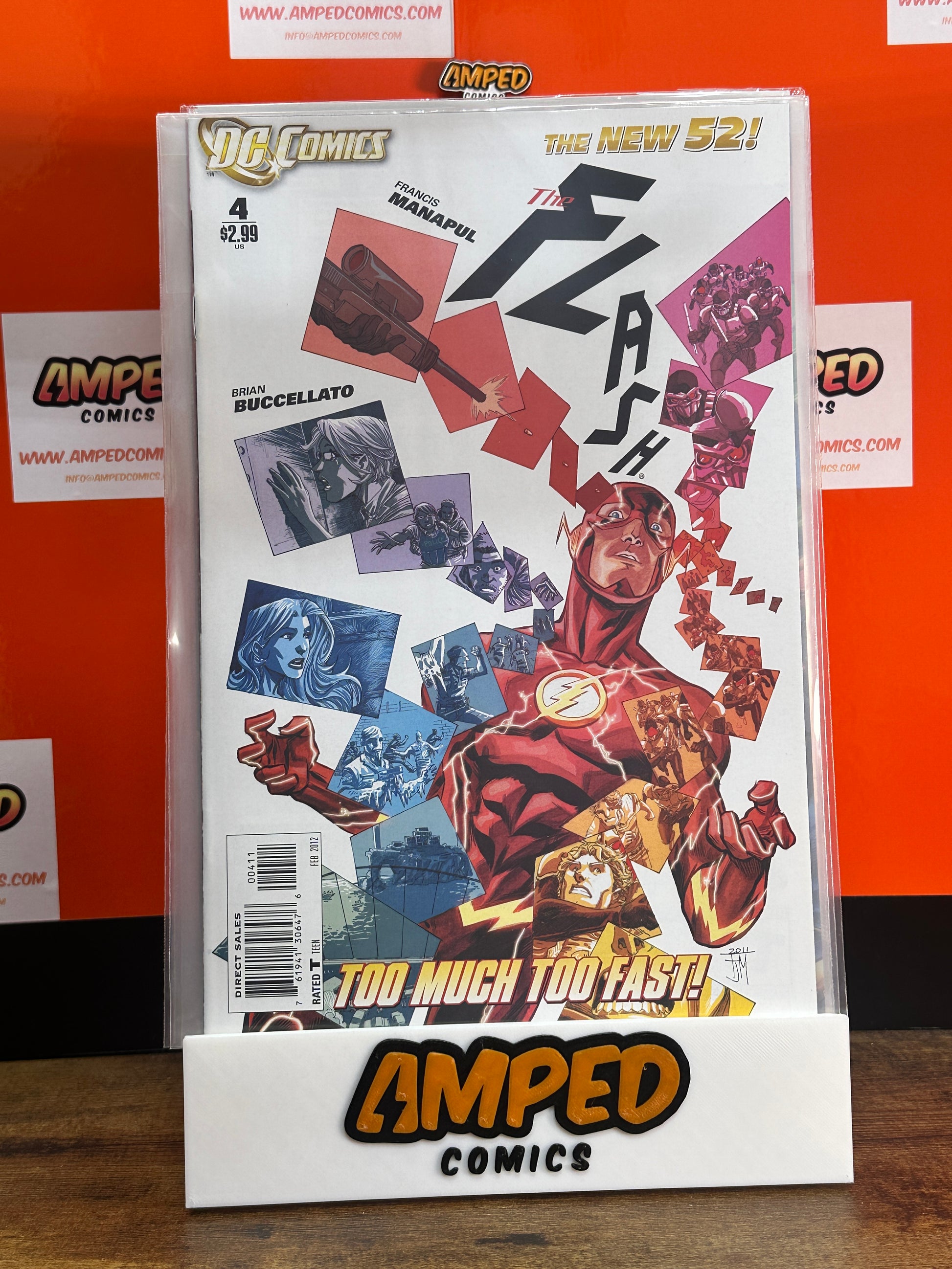 The Flash 4 DC Comics The New 52 (2012) Francis Manapul Cover