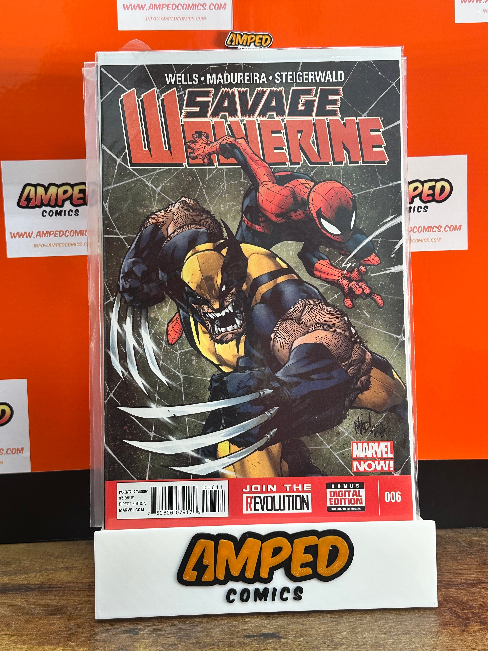 Savage Wolverine 6 Marvel Comics 2013 Spider-Man Appearance