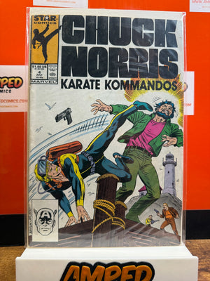 Chuck Norris Karate Kommandos 4 Marvel July 1987
