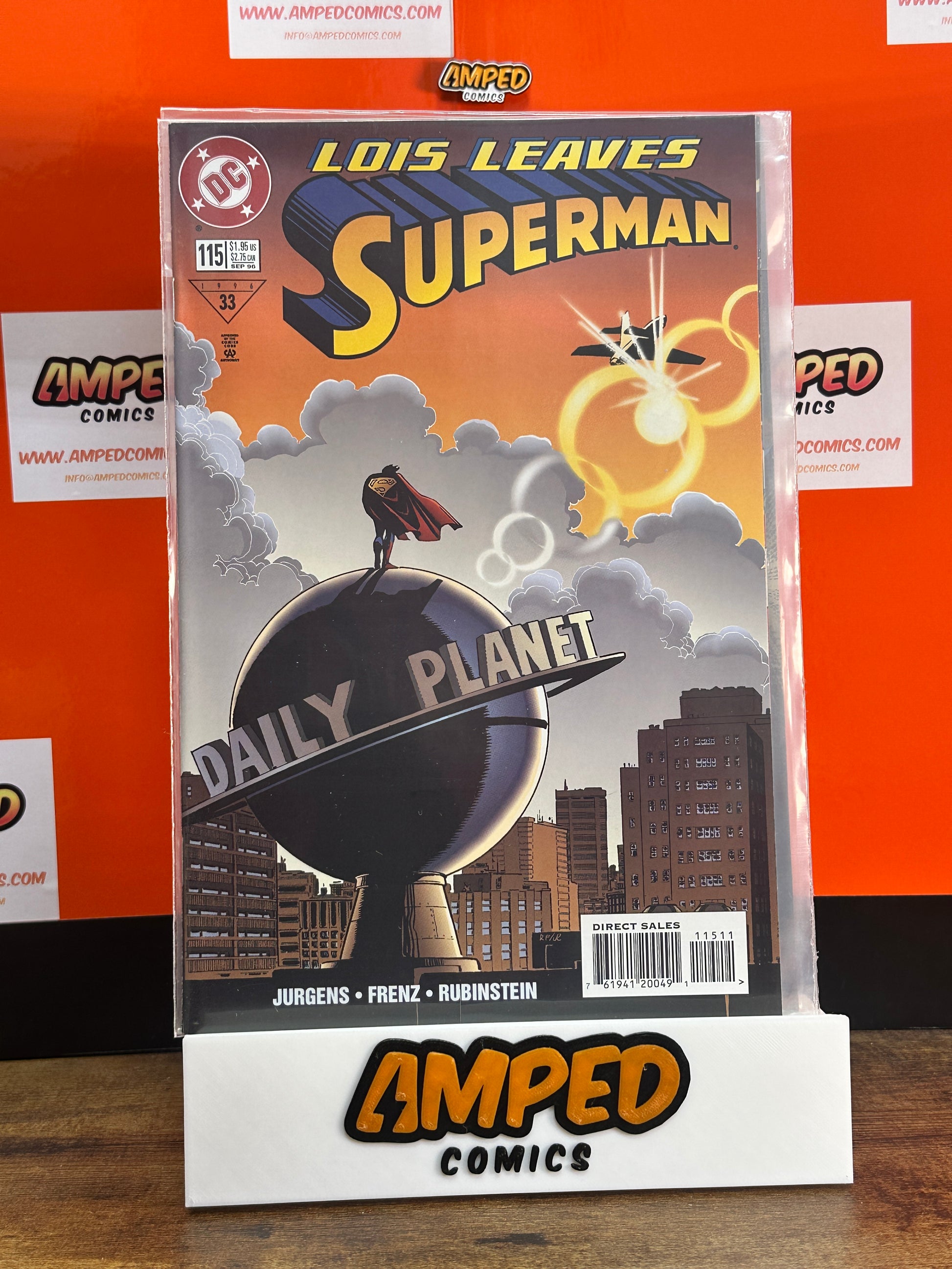 Superman 115 DC Comics 1996 Lois Leaves Daily Planet Cover