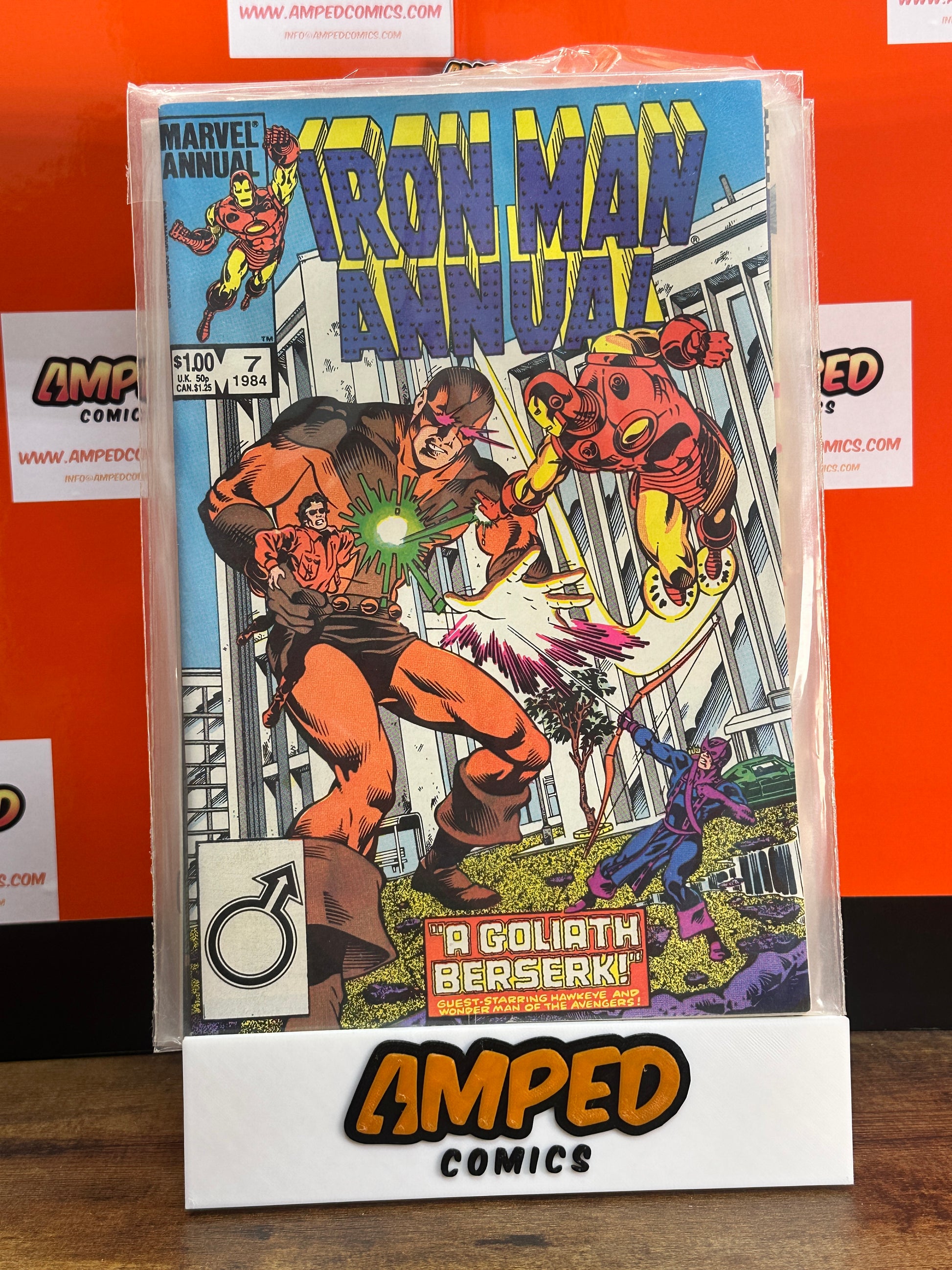 Iron Man Annual 7 Marvel Comics 1984 A Goliath Berserk