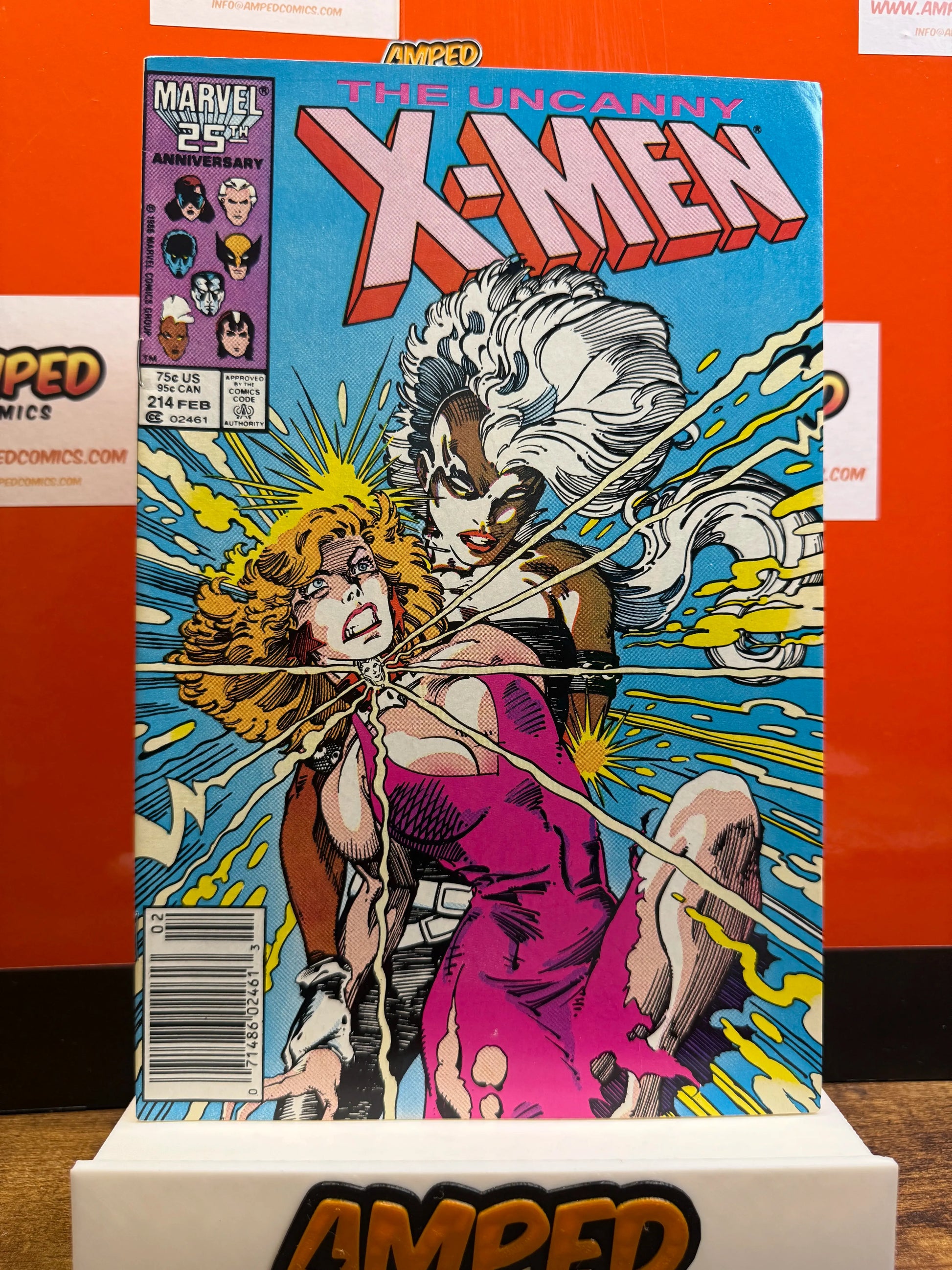 The Uncanny X-Men 214 Marvel 1987 Storm Cover