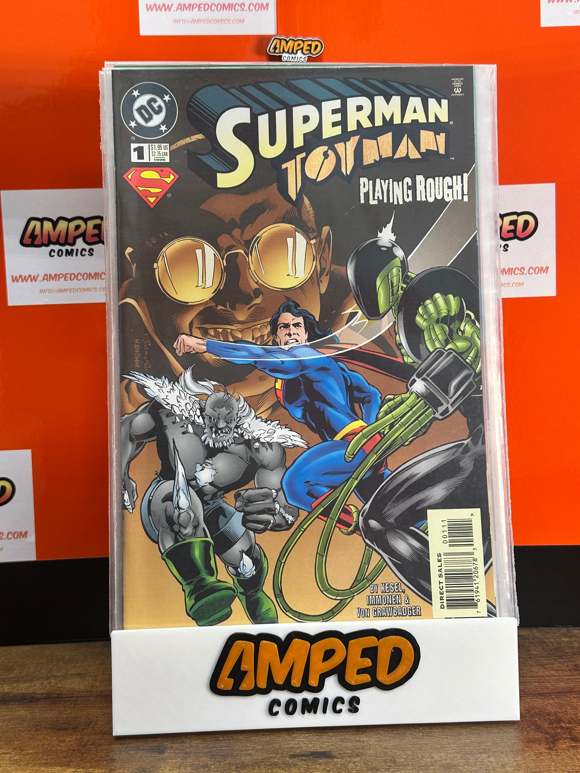 Superman Toyman 1 DC Comics 1996 Playing Rough