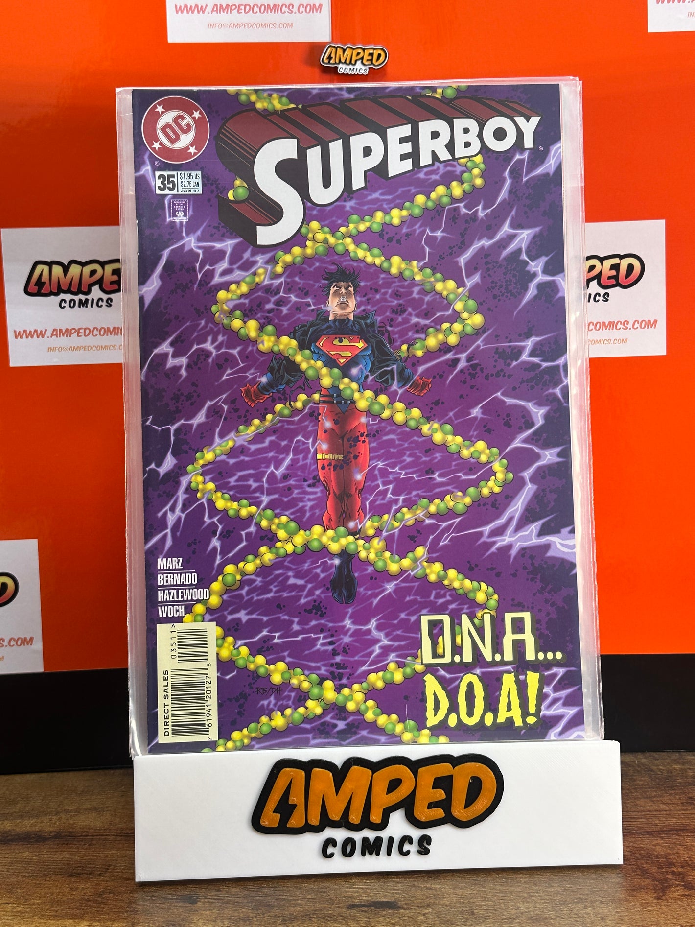 Superboy 35 DC Comics 1997 D.N.A. D.O.A. Storyline