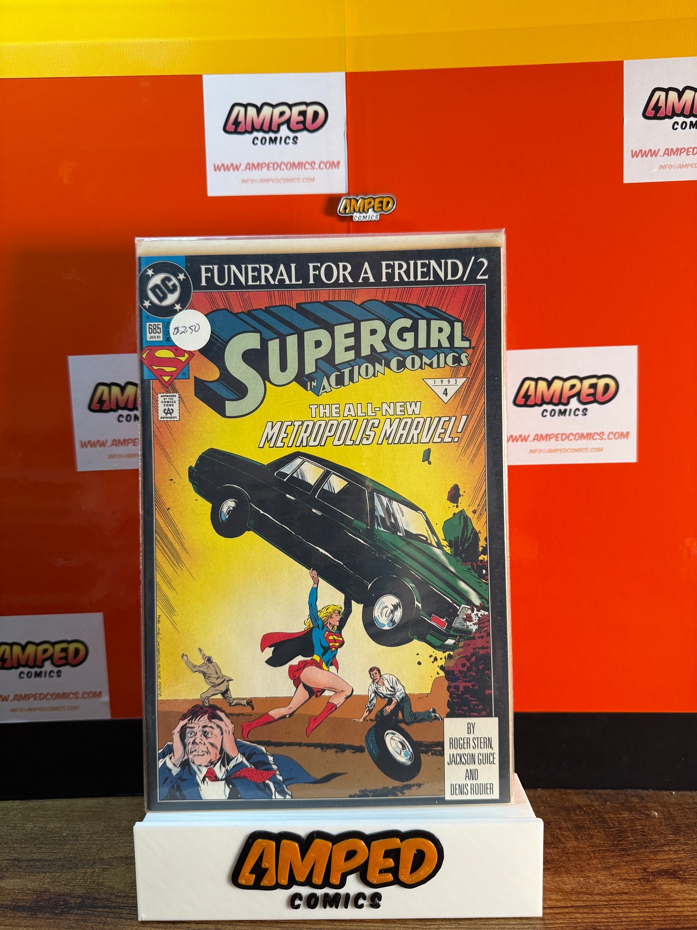Supergirl in Action Comics 685 DC Comics 1993 Funeral for a Friend Part 2