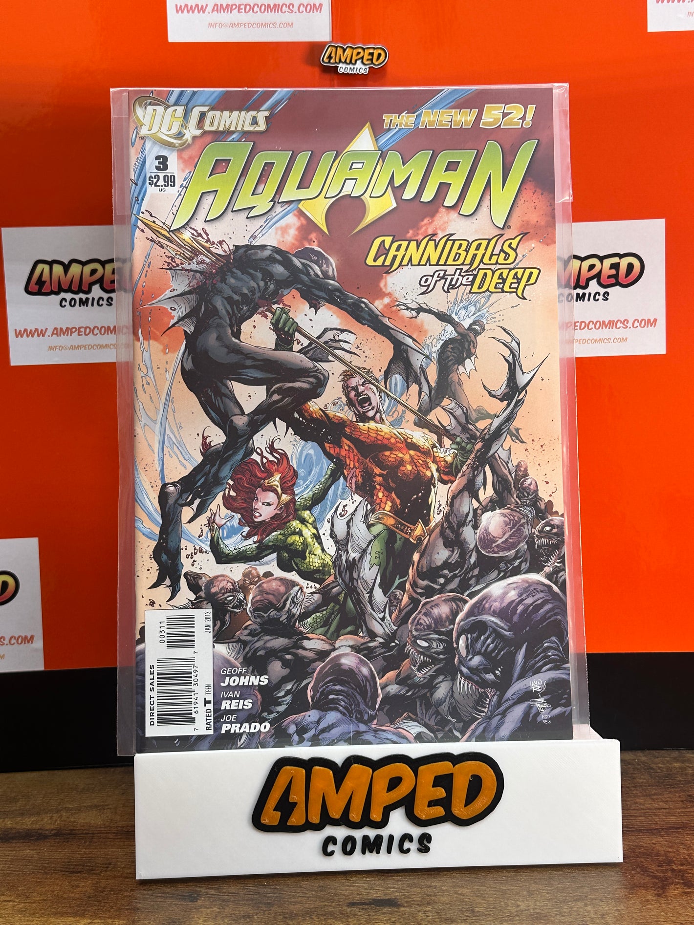 Aquaman 3 (2012) DC Comics The New 52 Geoff Johns Ivan Reis