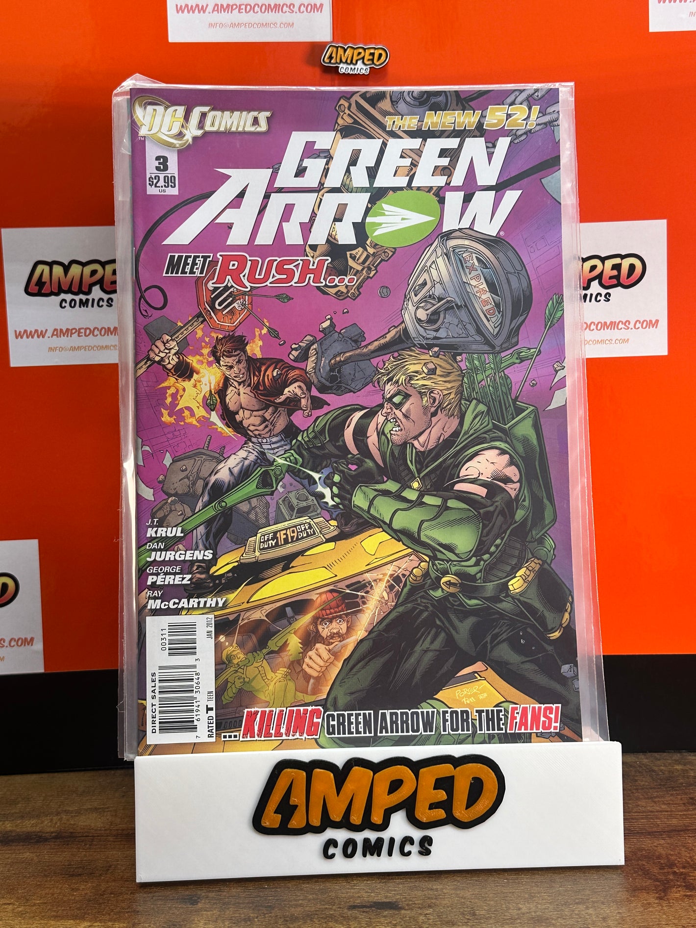 Green Arrow 3 DC Comics The New 52 J.T. Krul Dan Jurgens 2011
