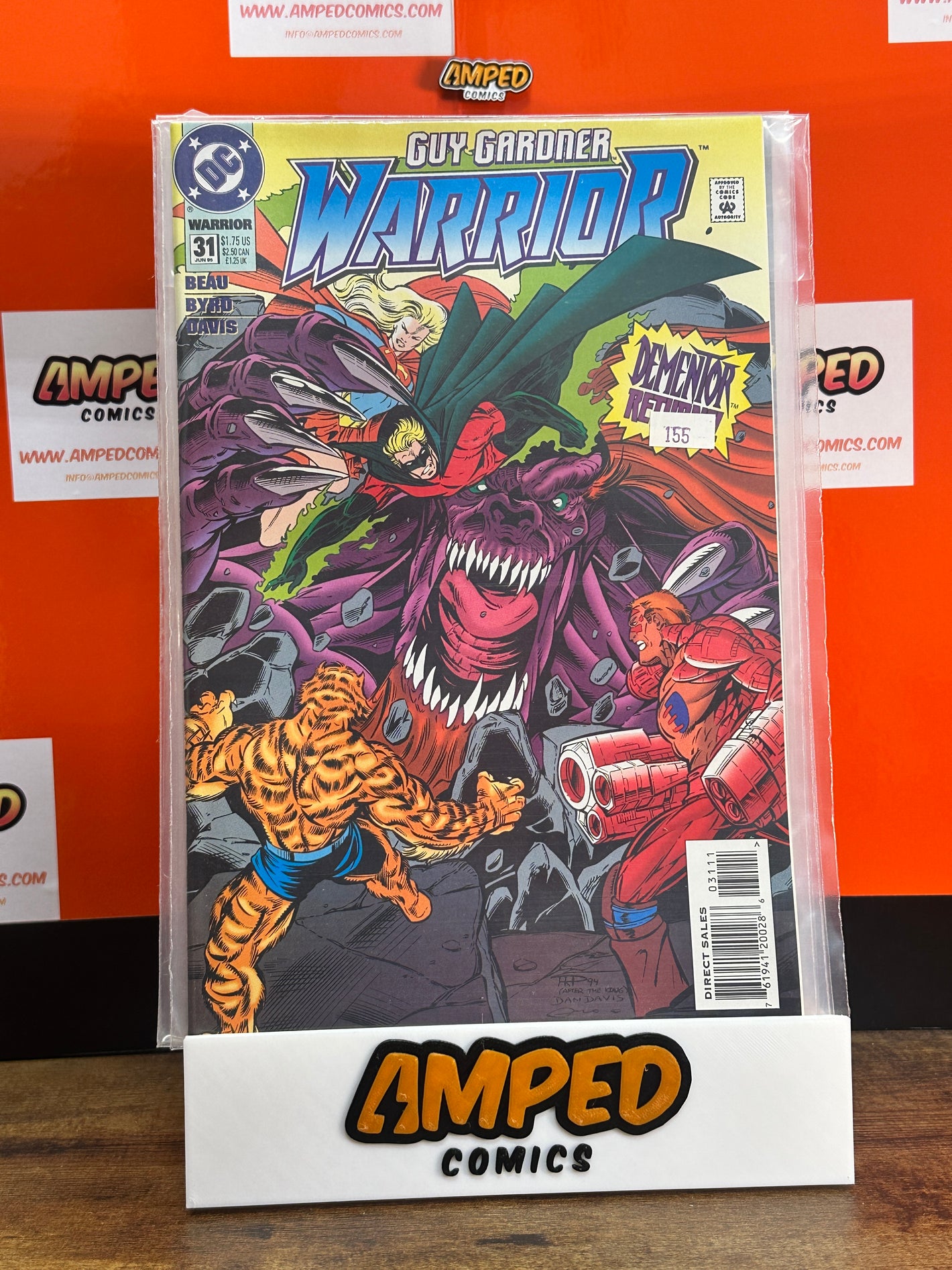 Guy Gardner Warrior 31 DC Comics 1995 Dementor Returns