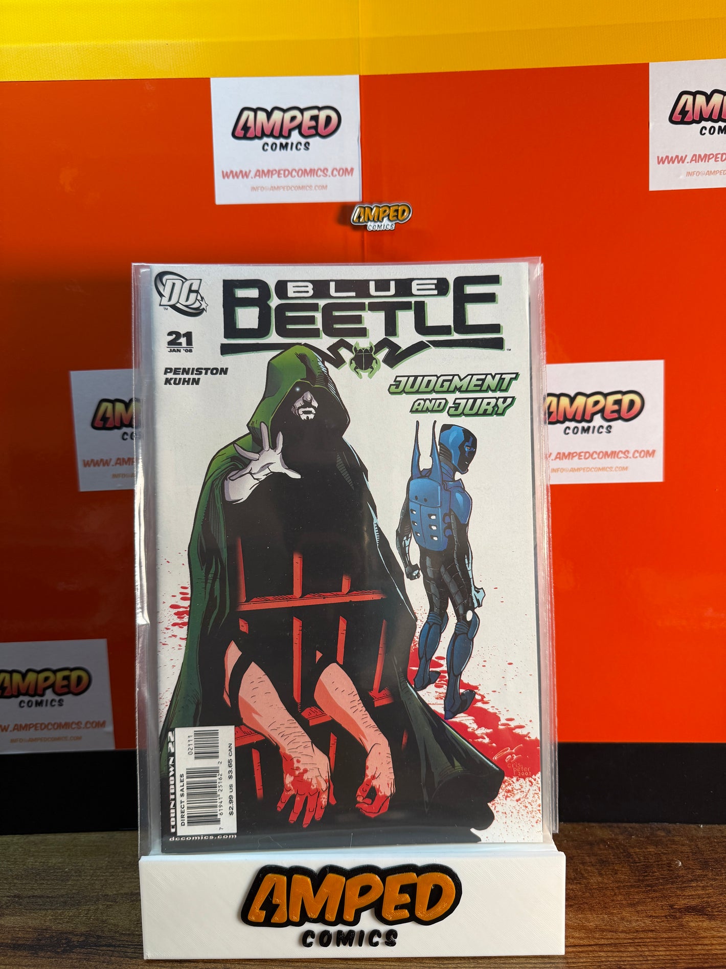 Blue Beetle 21 (Jan 2008) DC Comics - Judgment and Jury