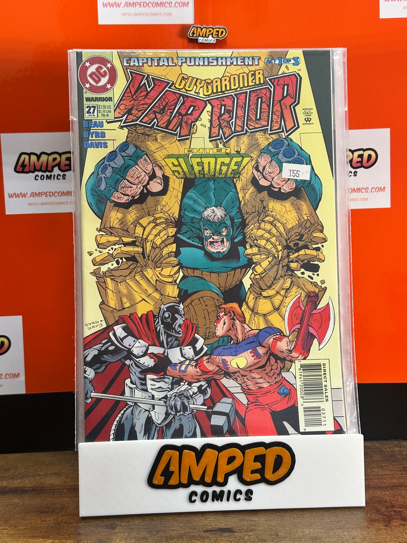 Guy Gardner Warrior 27 DC Comics 1994 Enter Sledge