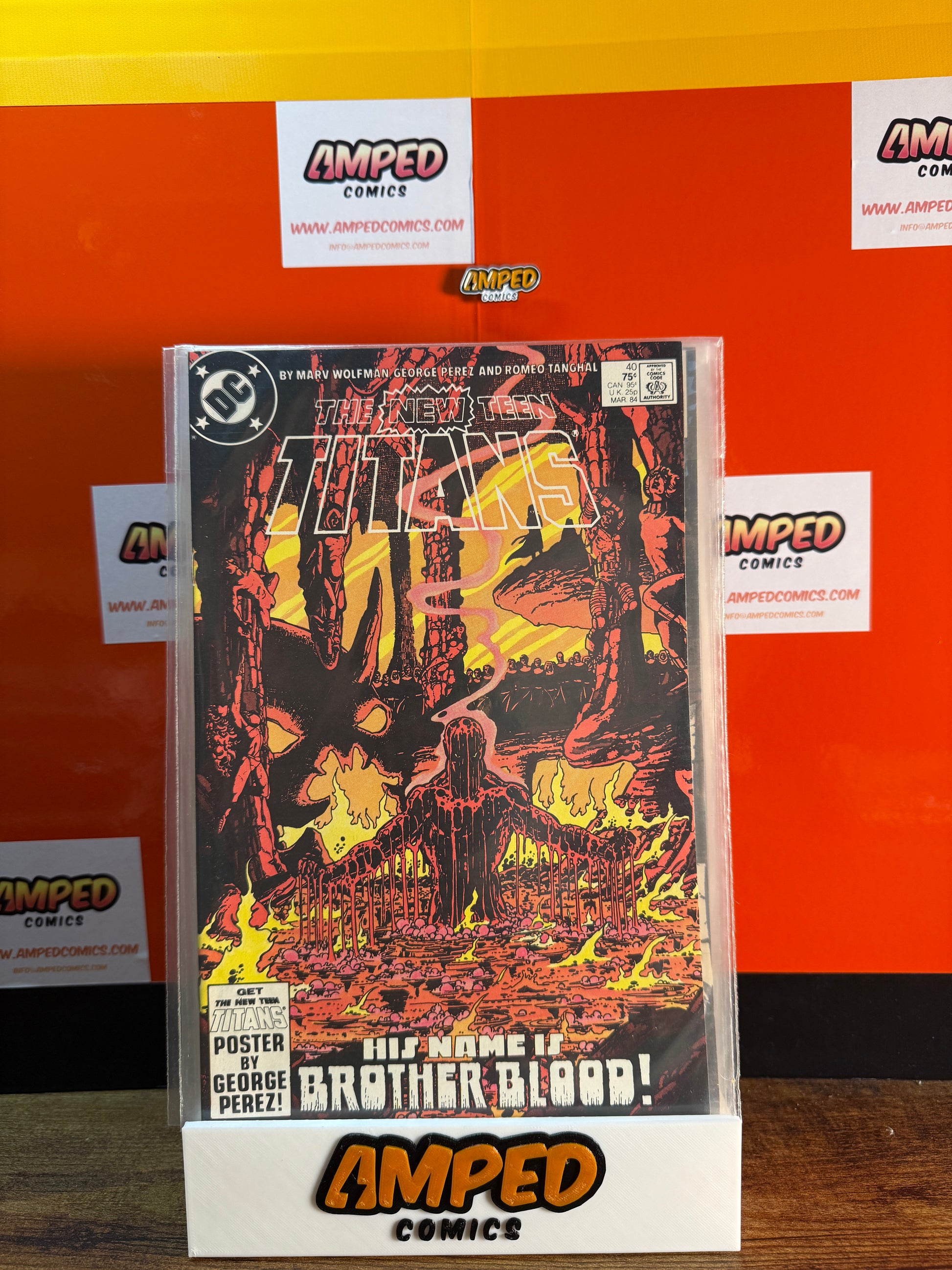 The New Teen Titans 40 DC Comics 1984 Brother Blood