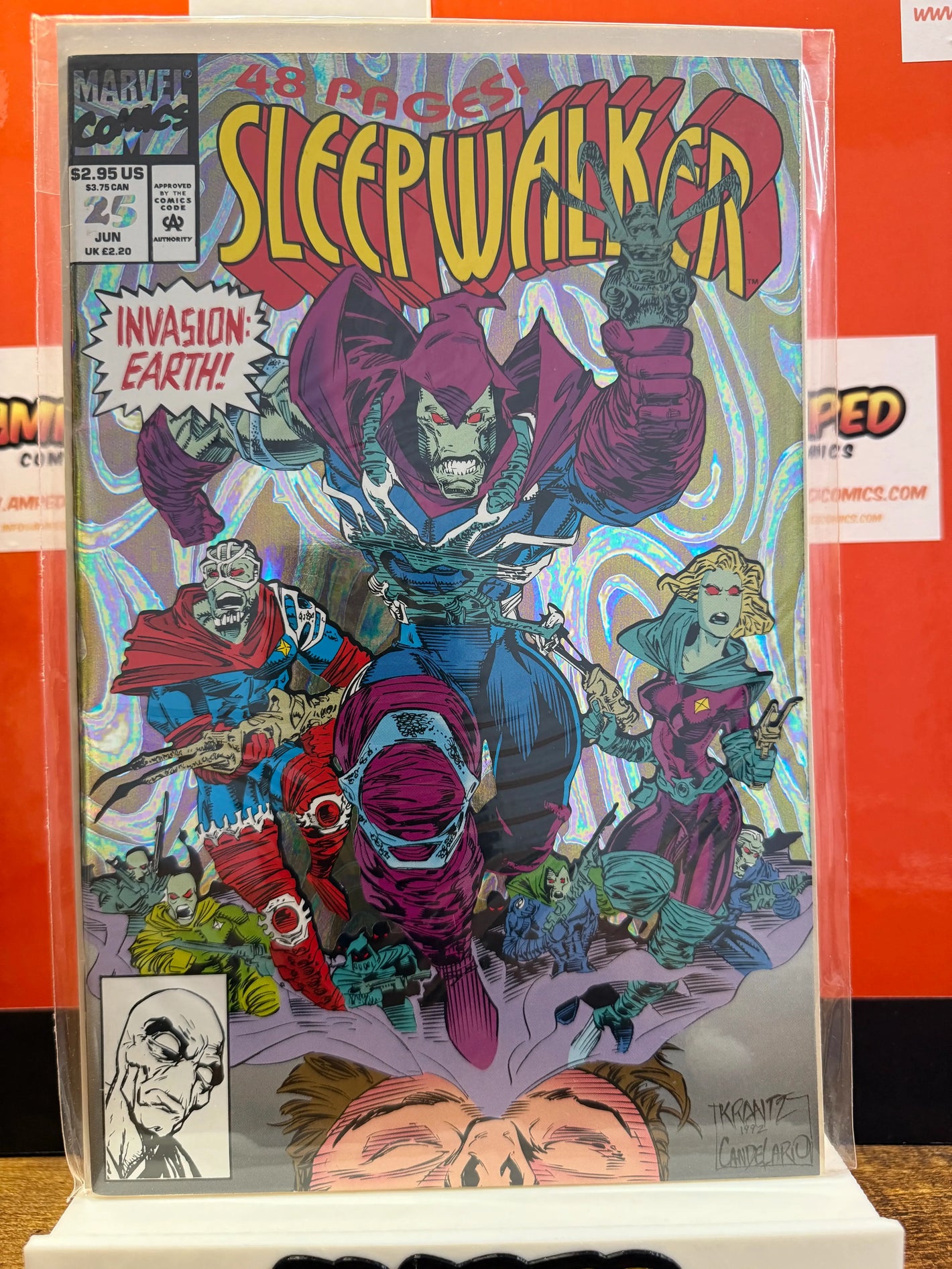 Sleepwalker 25 Marvel Comics June 1994 48 Pages Invasion Earth