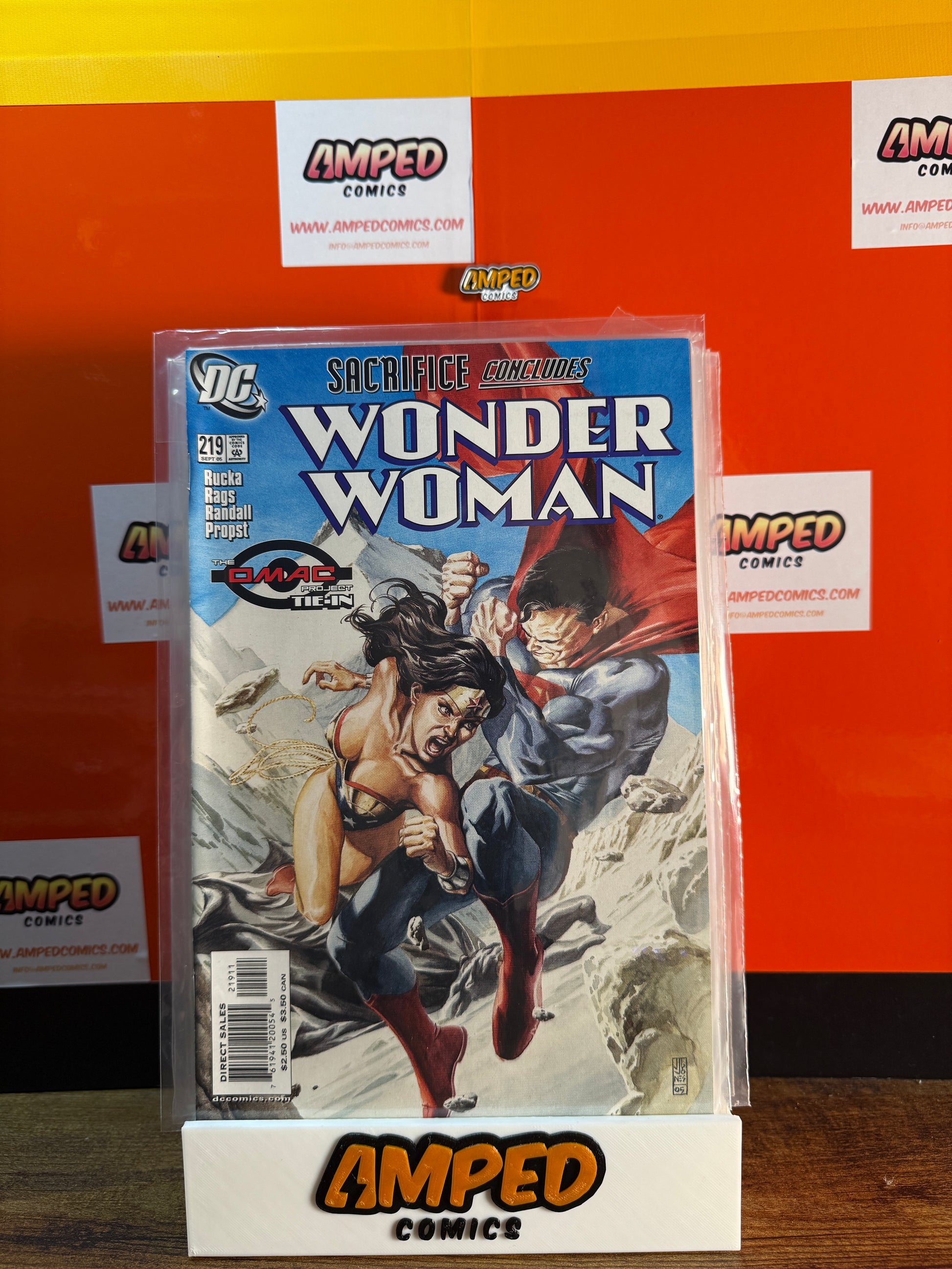 Wonder Woman 219 DC Comics Sacrifice Concludes OMAC Tie-In