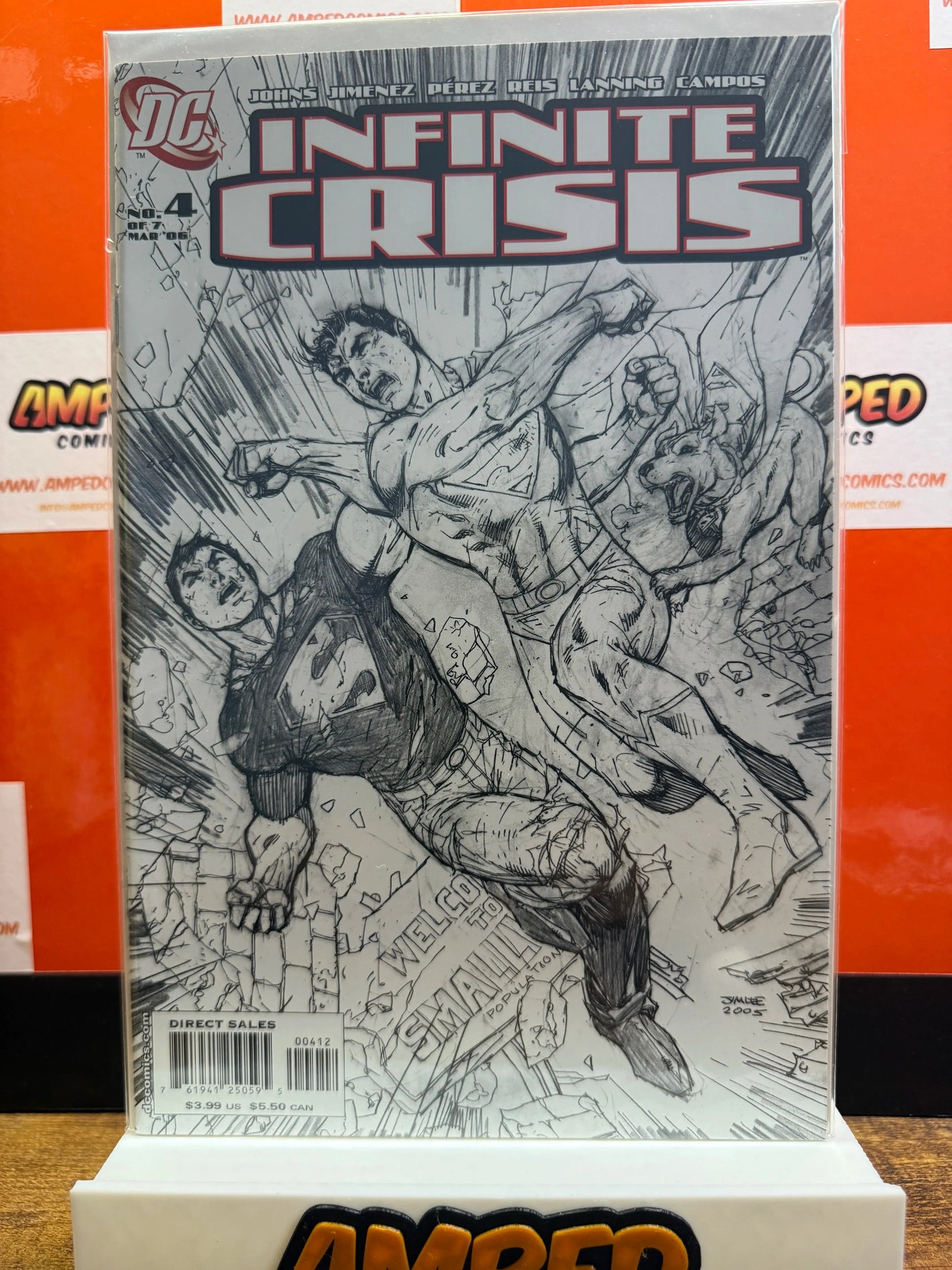 Infinite Crisis 4 DC Comics March 2006 Variant Cover