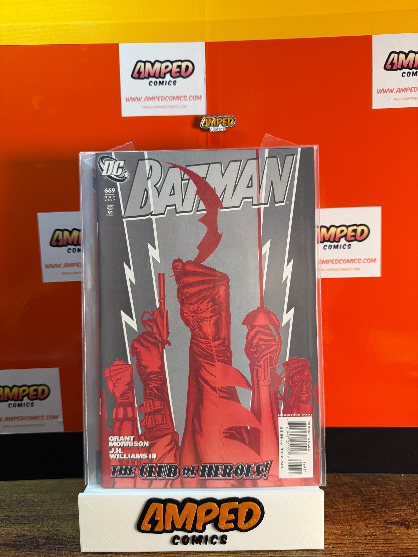Batman 669 DC Comics Nov 2007 Grant Morrison J.H. Williams III