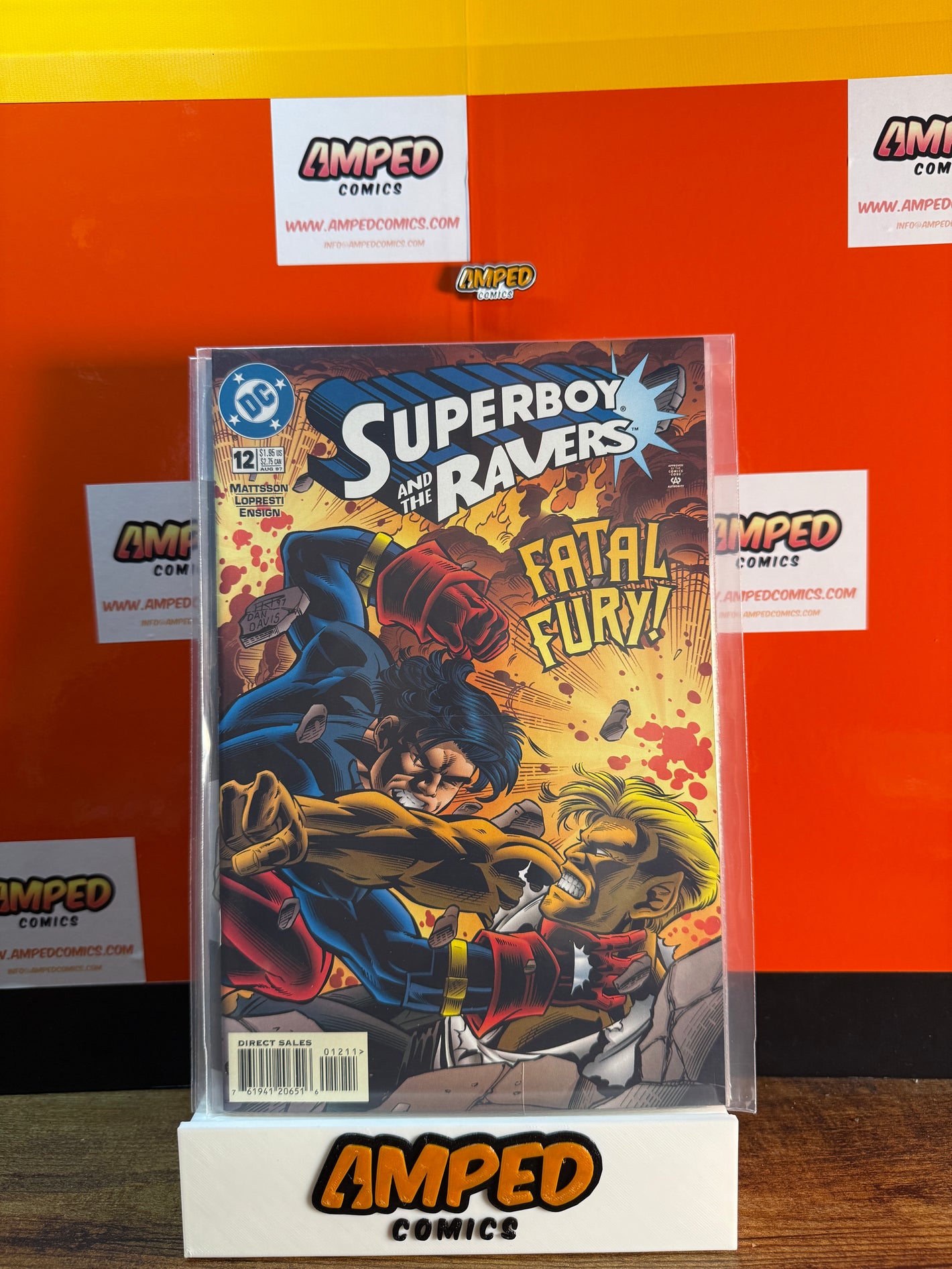 Superboy and the Ravers 12 DC Comics Fatal Fury Cover 1997
