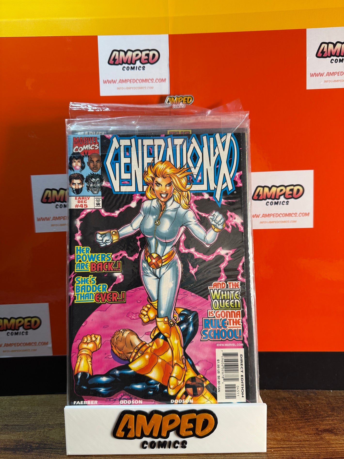 Generation X 45 Marvel Comics Early Dec 1998 Dodson Cover