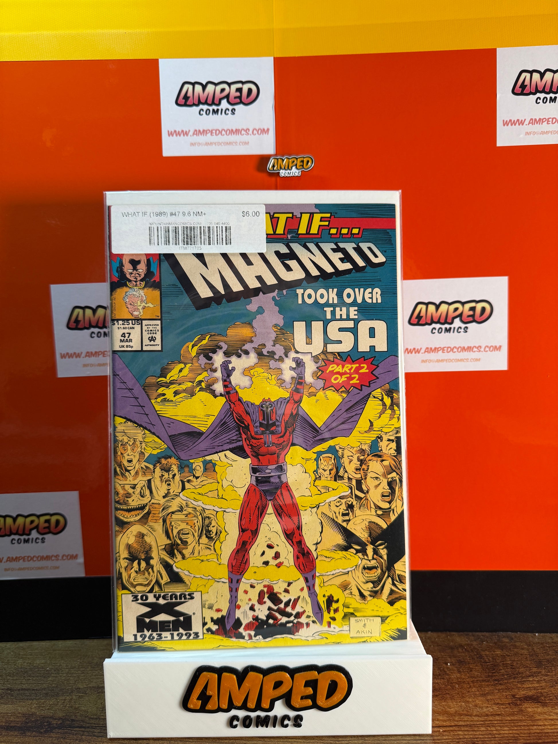 What If 47 (1989) Magneto Took Over the USA Part 2 Marvel