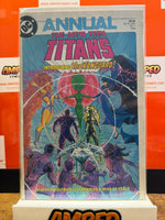 The New Teen Titans Annual 1 (1985) DC Comics - Introducing The Vanguard