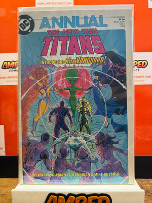 The New Teen Titans Annual 1 (1985) DC Comics - Introducing The Vanguard