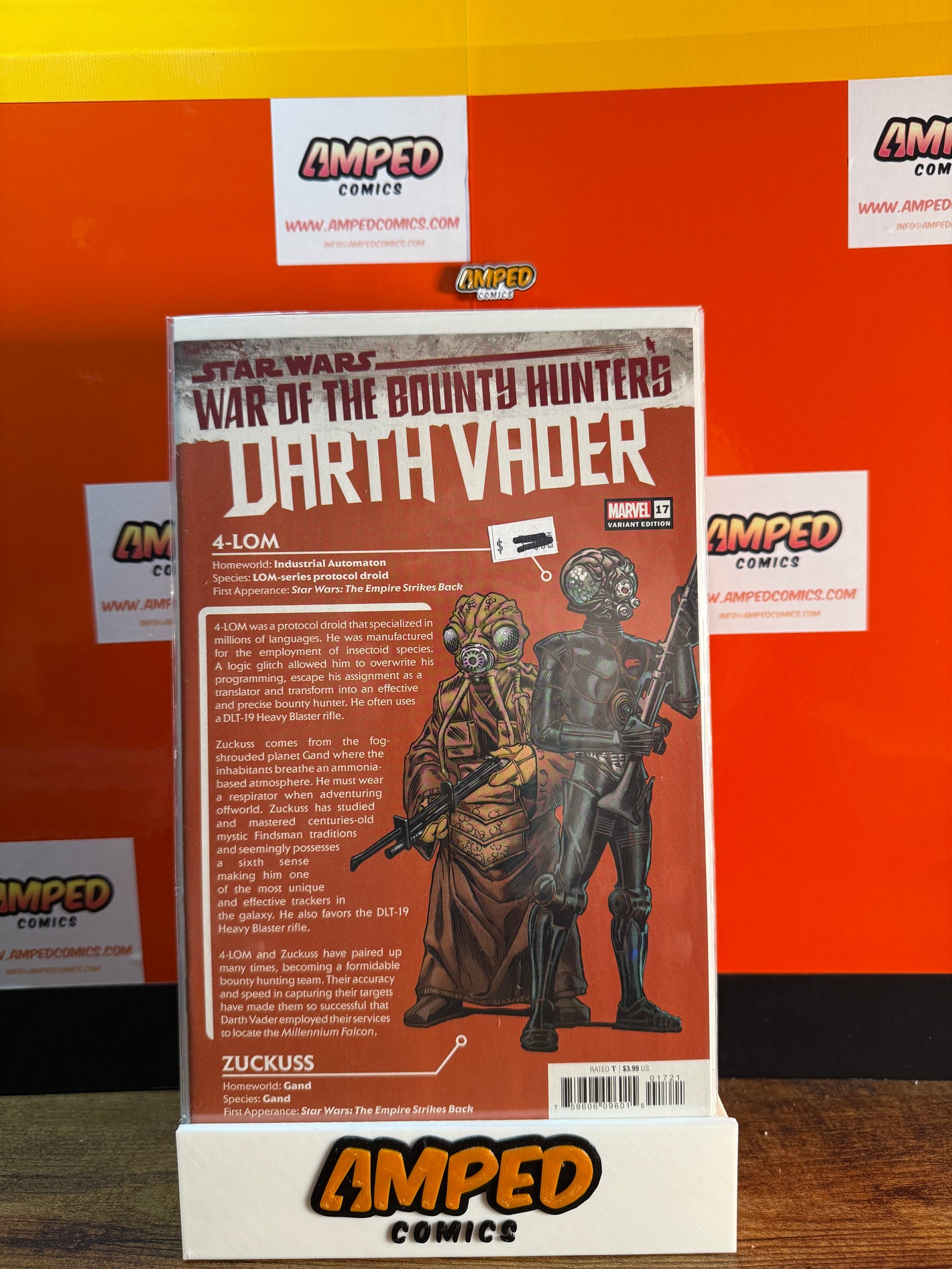 Star Wars War of the Bounty Hunters Darth Vader 17 Variant Marvel