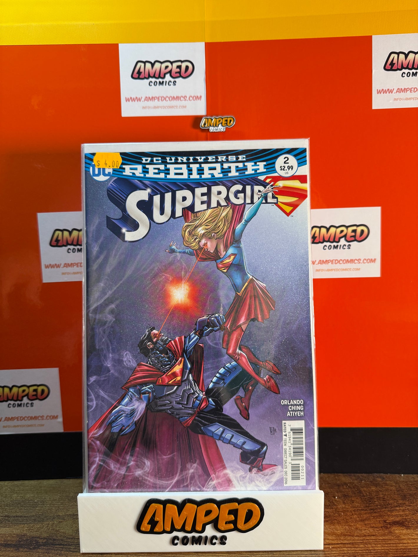 Supergirl 2 DC Rebirth 2016 Orlando Ching Ativeh