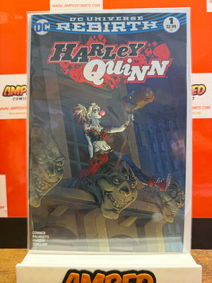 Harley Quinn 1 DC Universe Rebirth 2016 Raney Variant