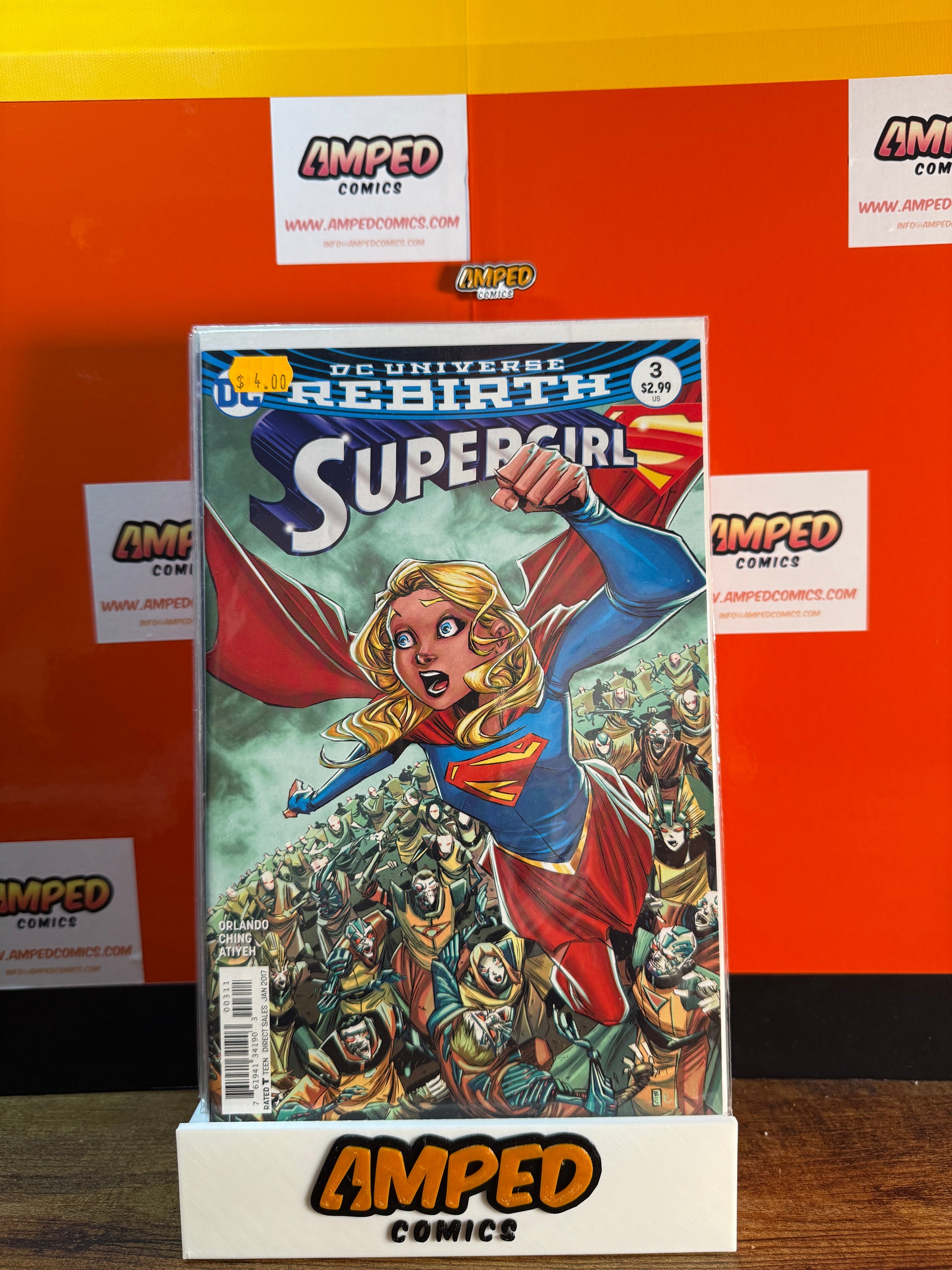 Supergirl 3 DC Rebirth 2016 Steve Orlando Ching Cover