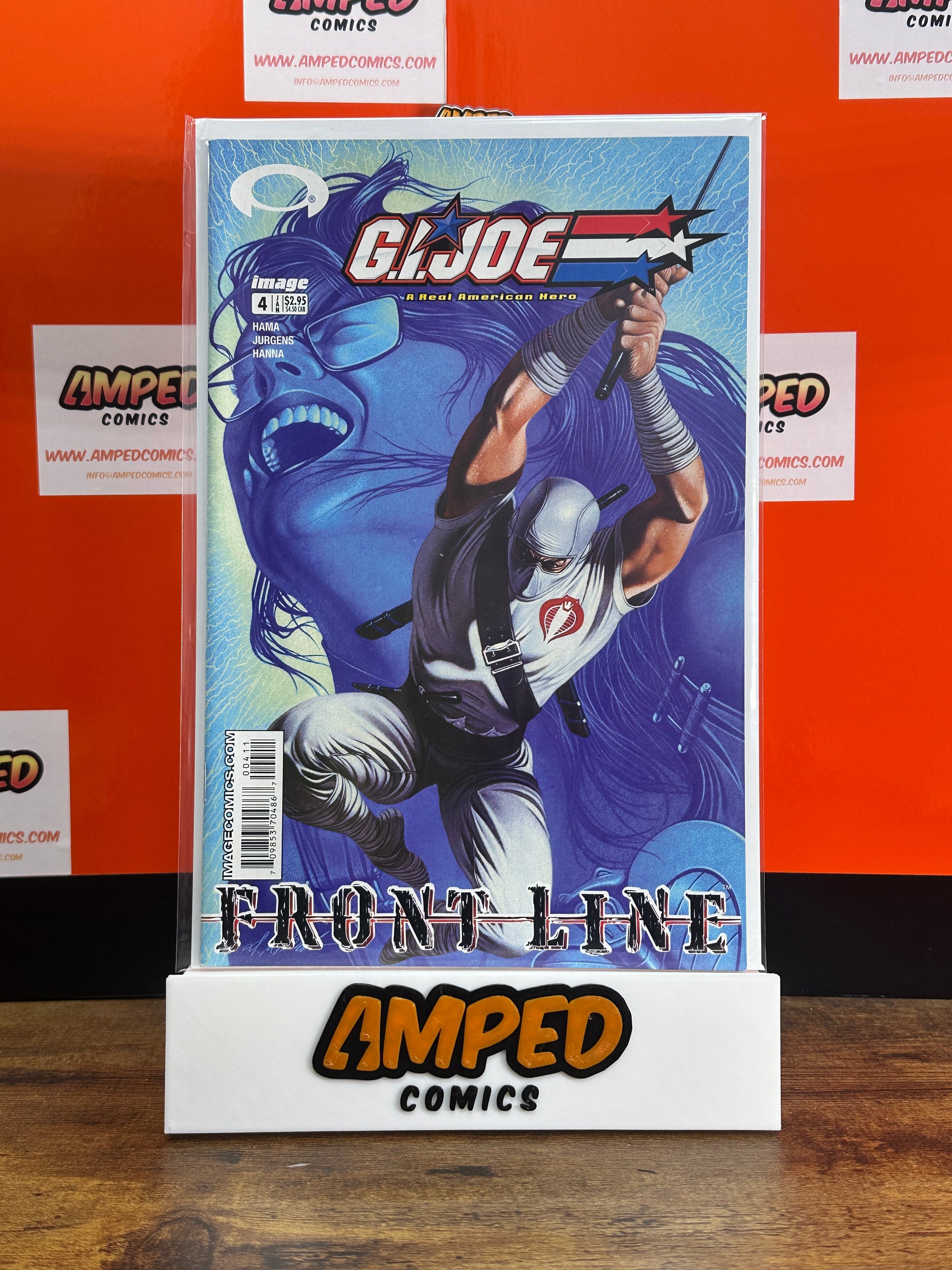 G.I. Joe Frontline 4 (Image Comics, 2002) Snake Eyes Cover