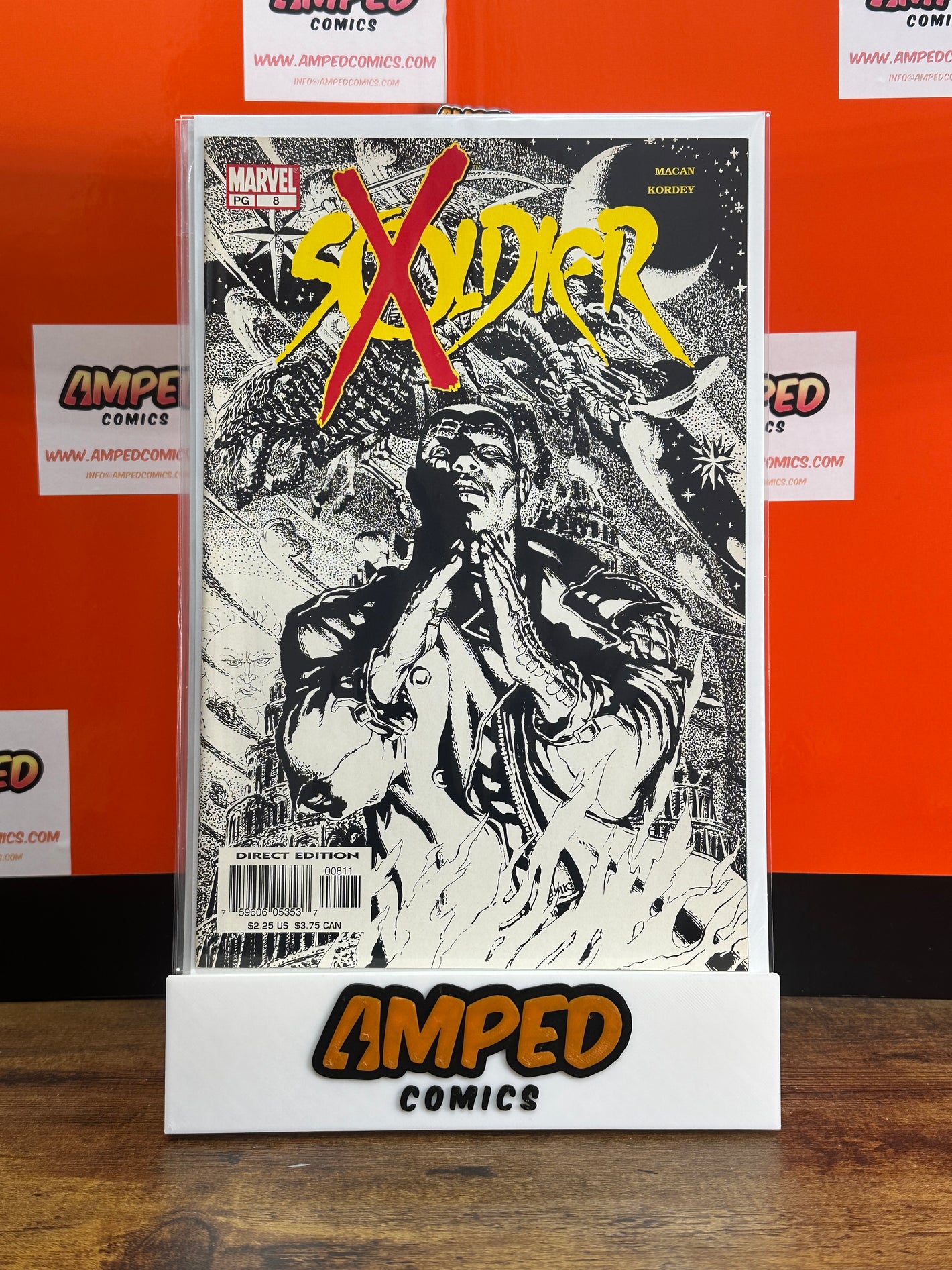 X Soldier 8 Marvel Comics Direct Edition
