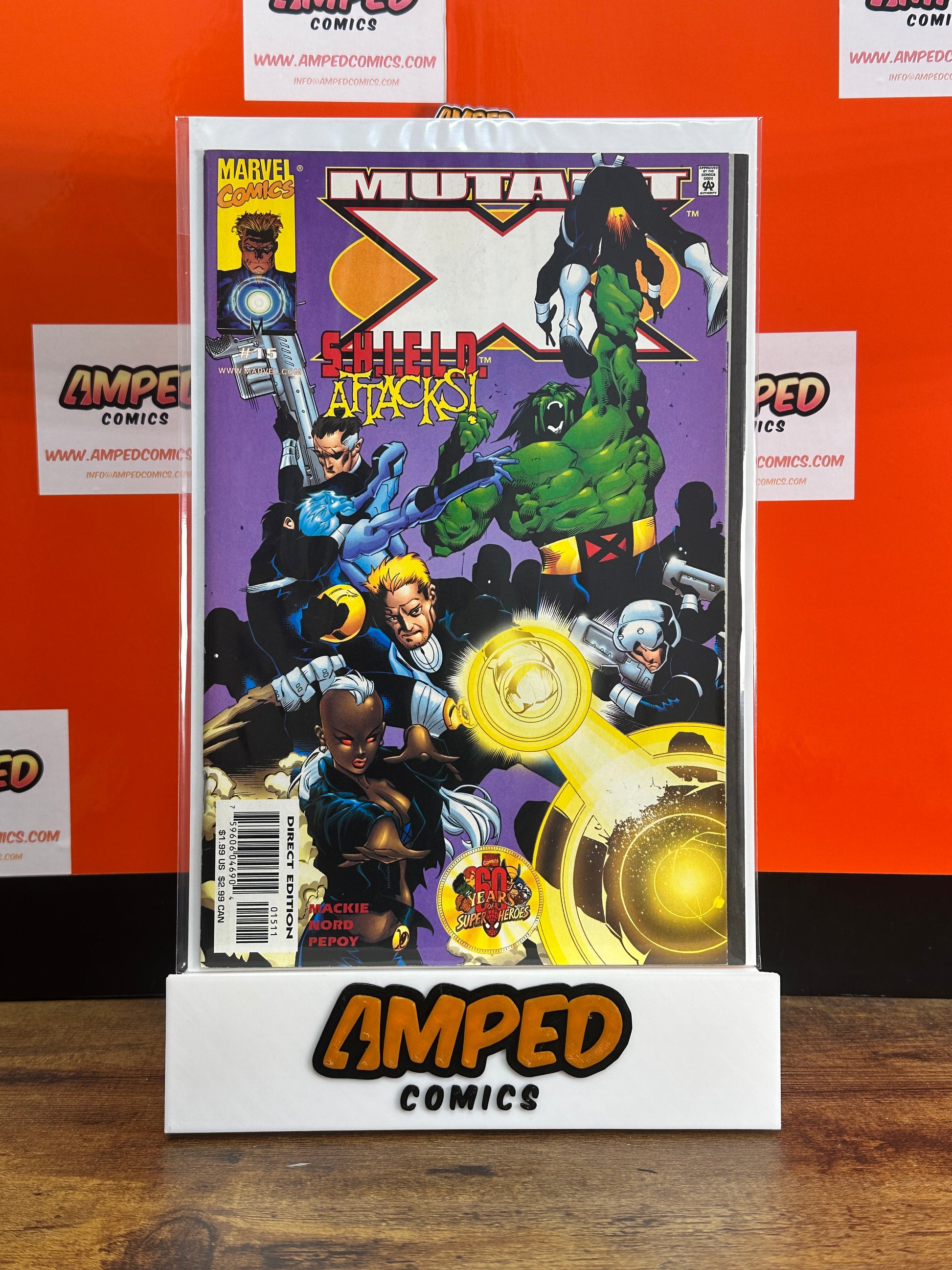Mutant X 5 Marvel Comics 1999 S.H.I.E.L.D. Attacks