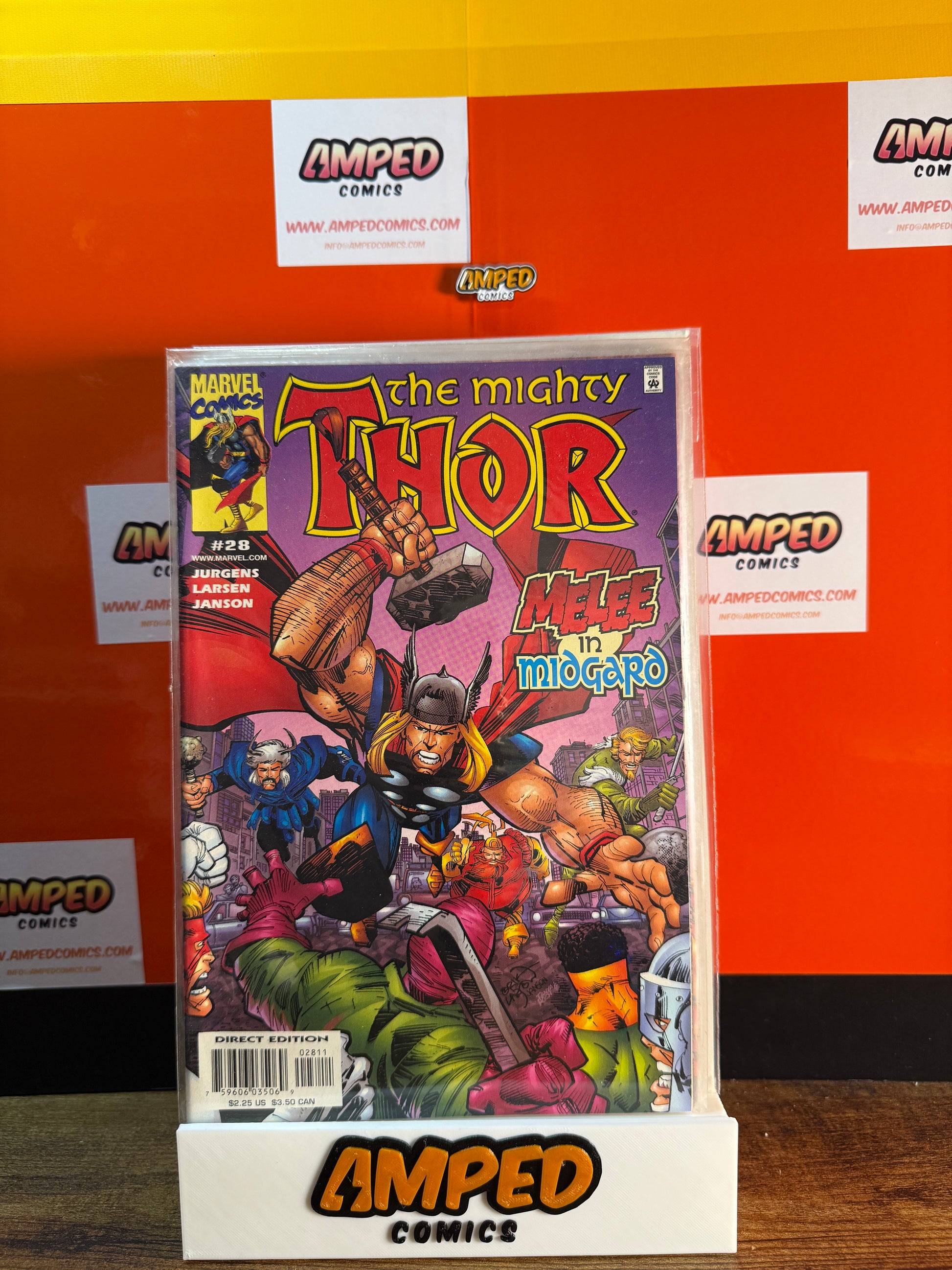 The Mighty Thor 28 Marvel Comics 1992 Melee in Midgard