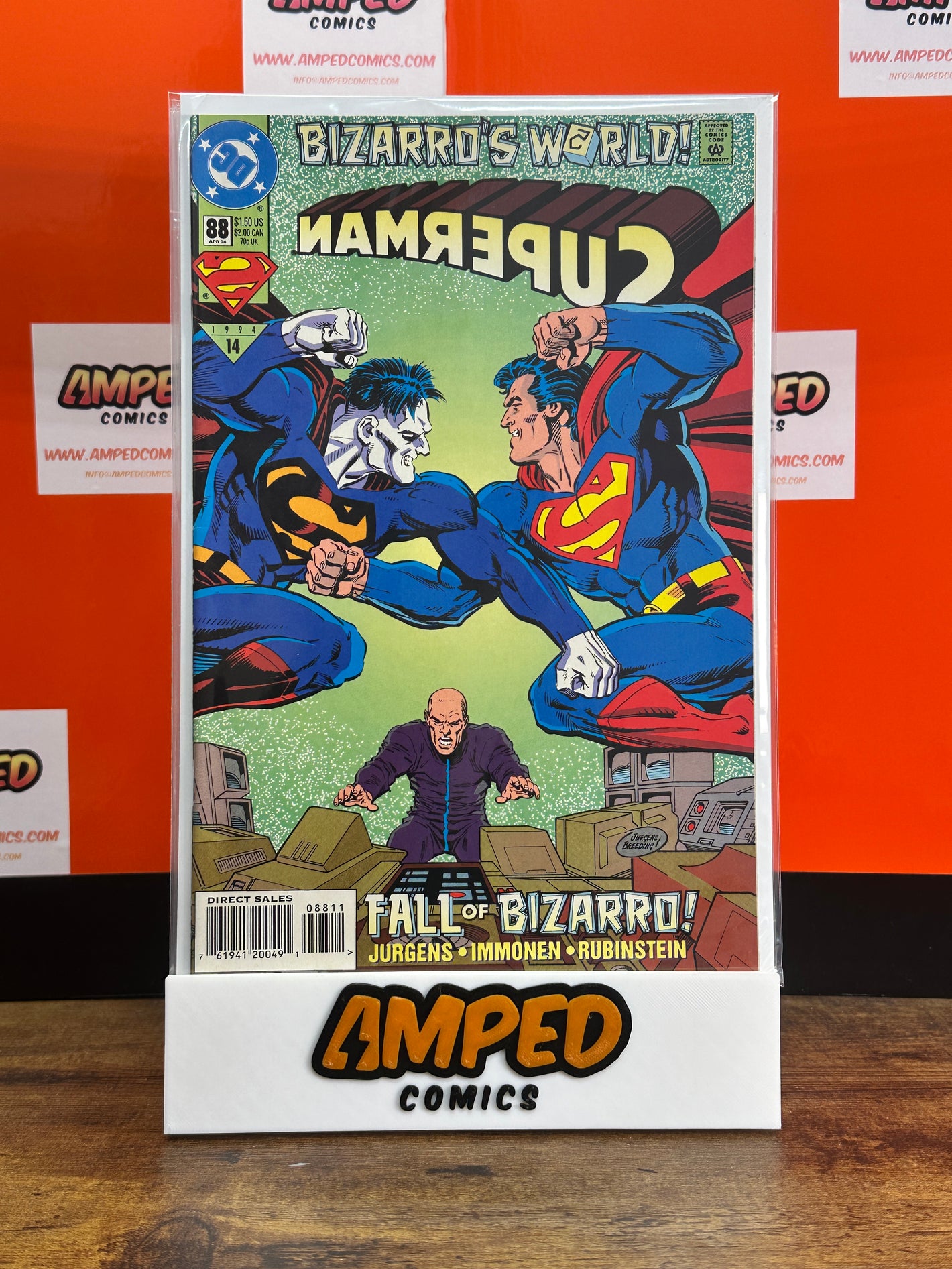 Superman 88 Bizarros World Fall of Bizarro DC Comics 1994