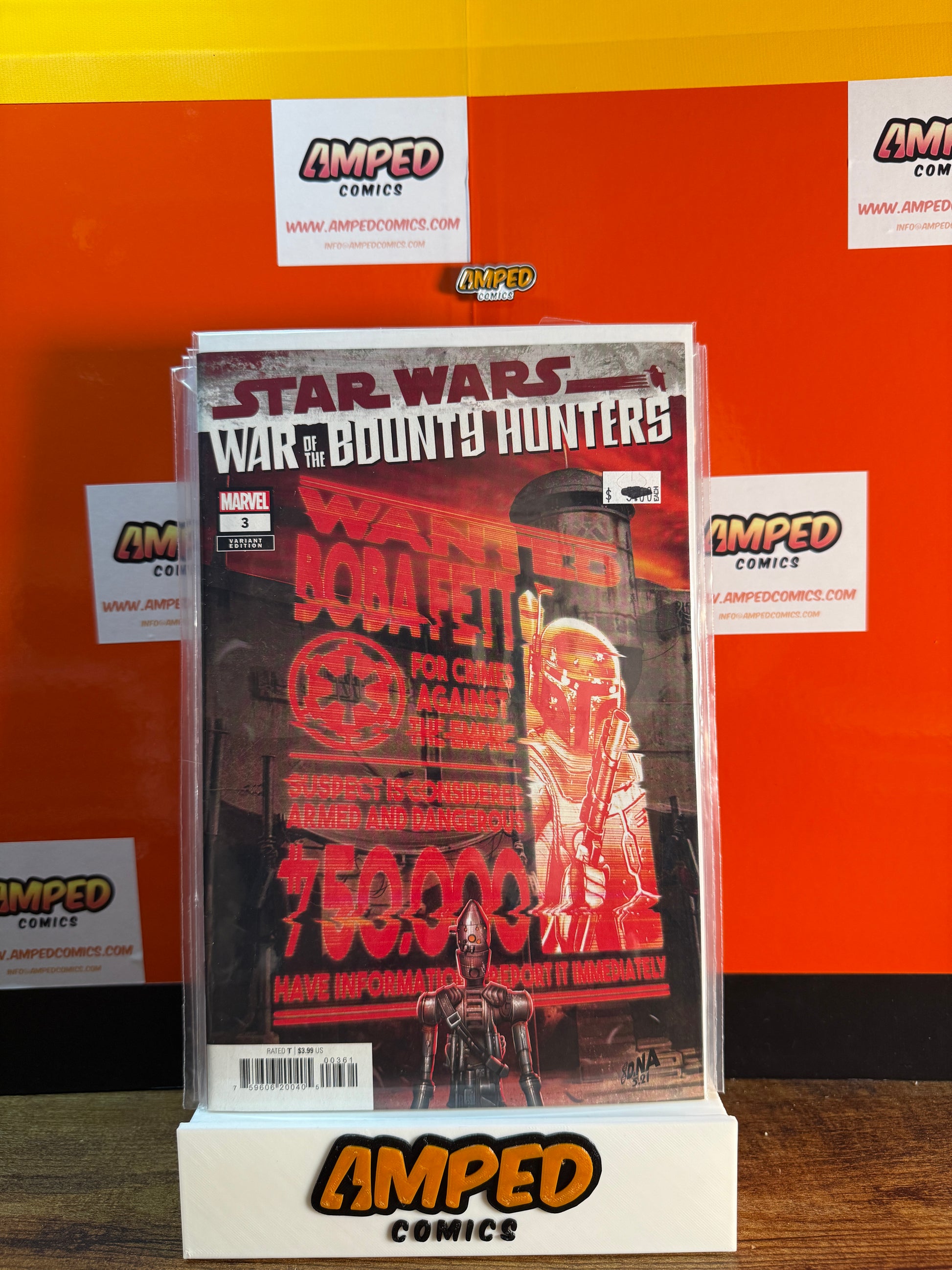 Star Wars War of the Bounty Hunters 3 Marvel Variant