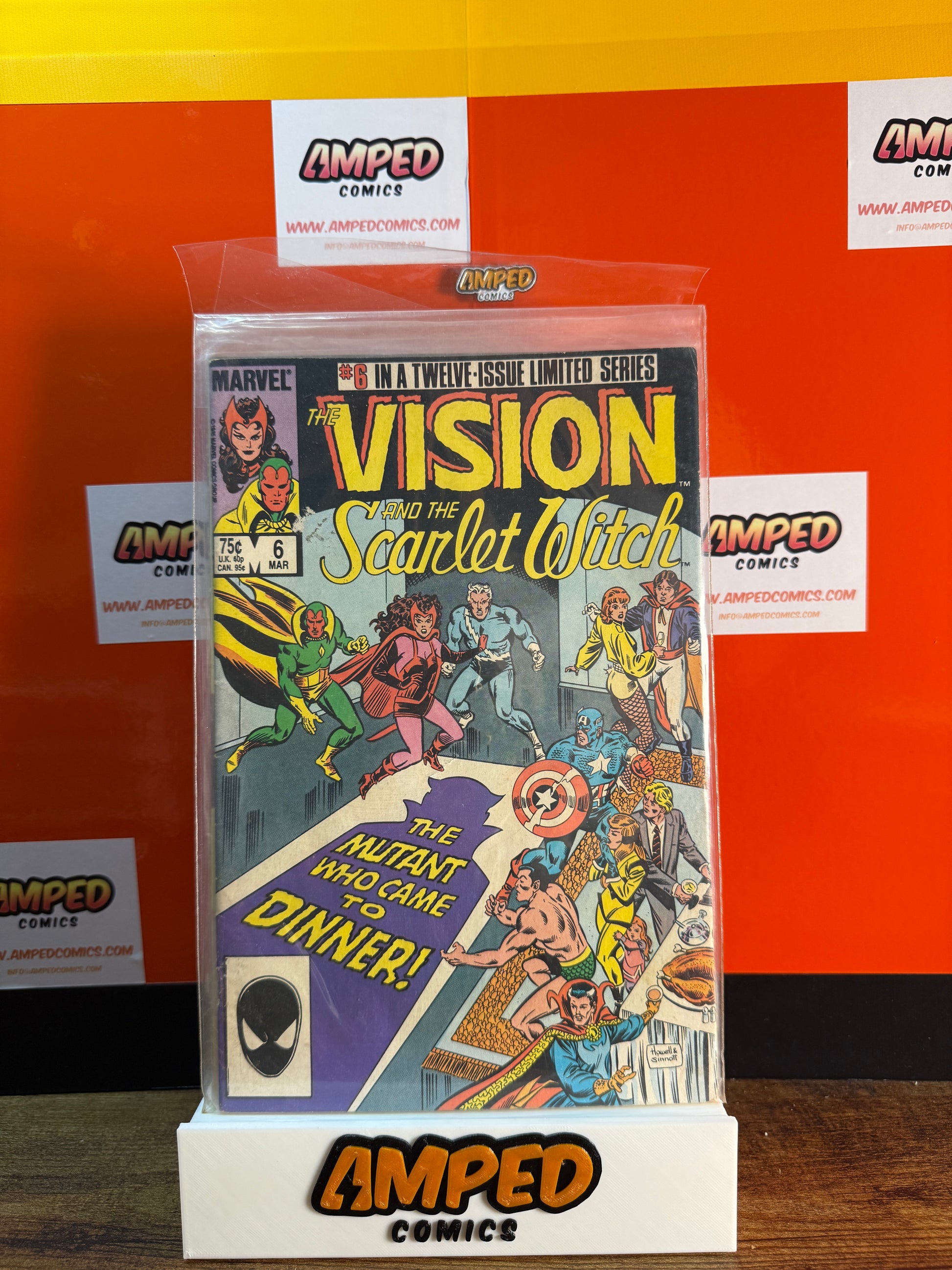 The Vision and the Scarlet Witch 6 Marvel Comics March 1986