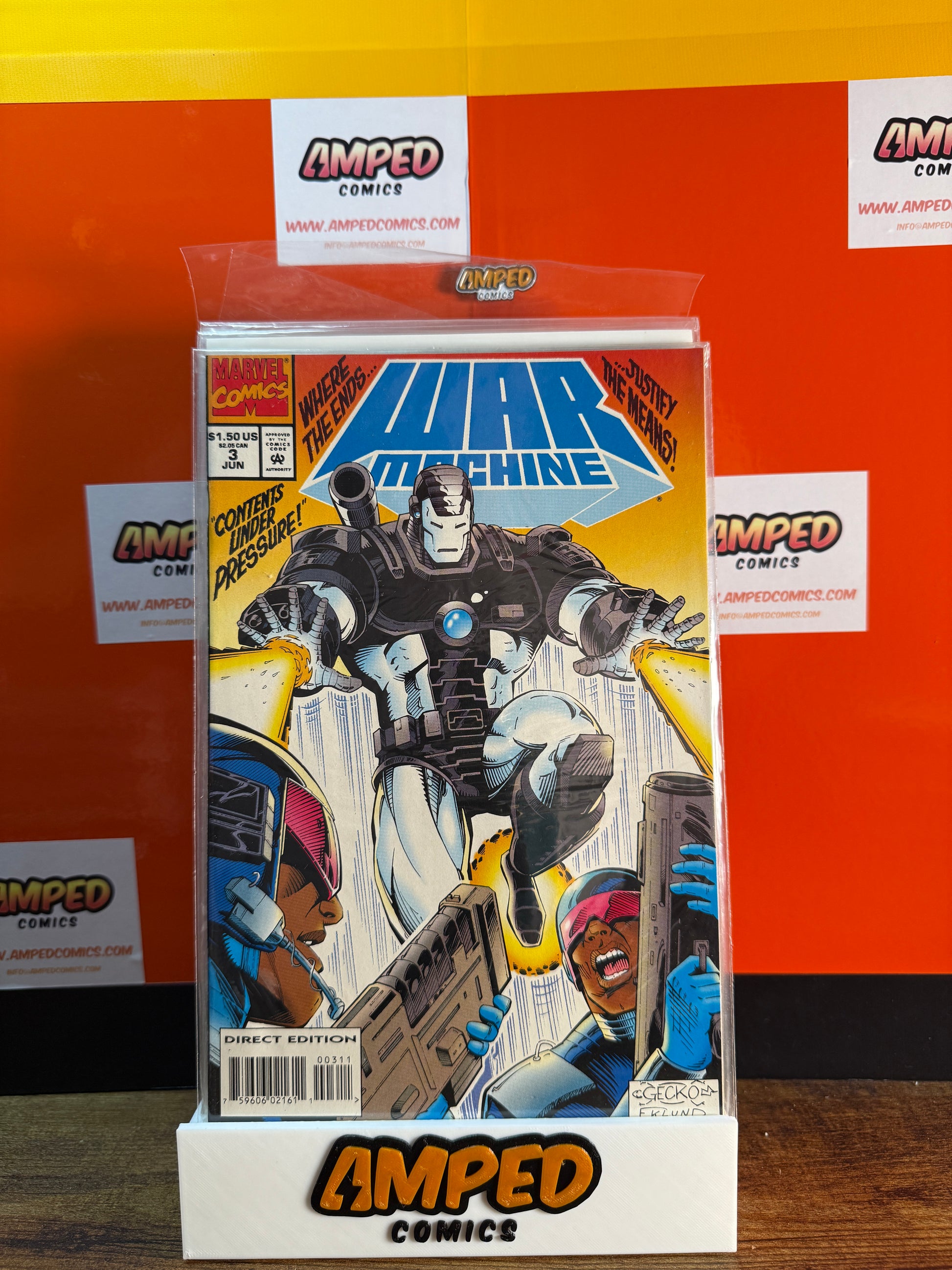 War Machine 3 (June 1994) Marvel Comics Direct Edition